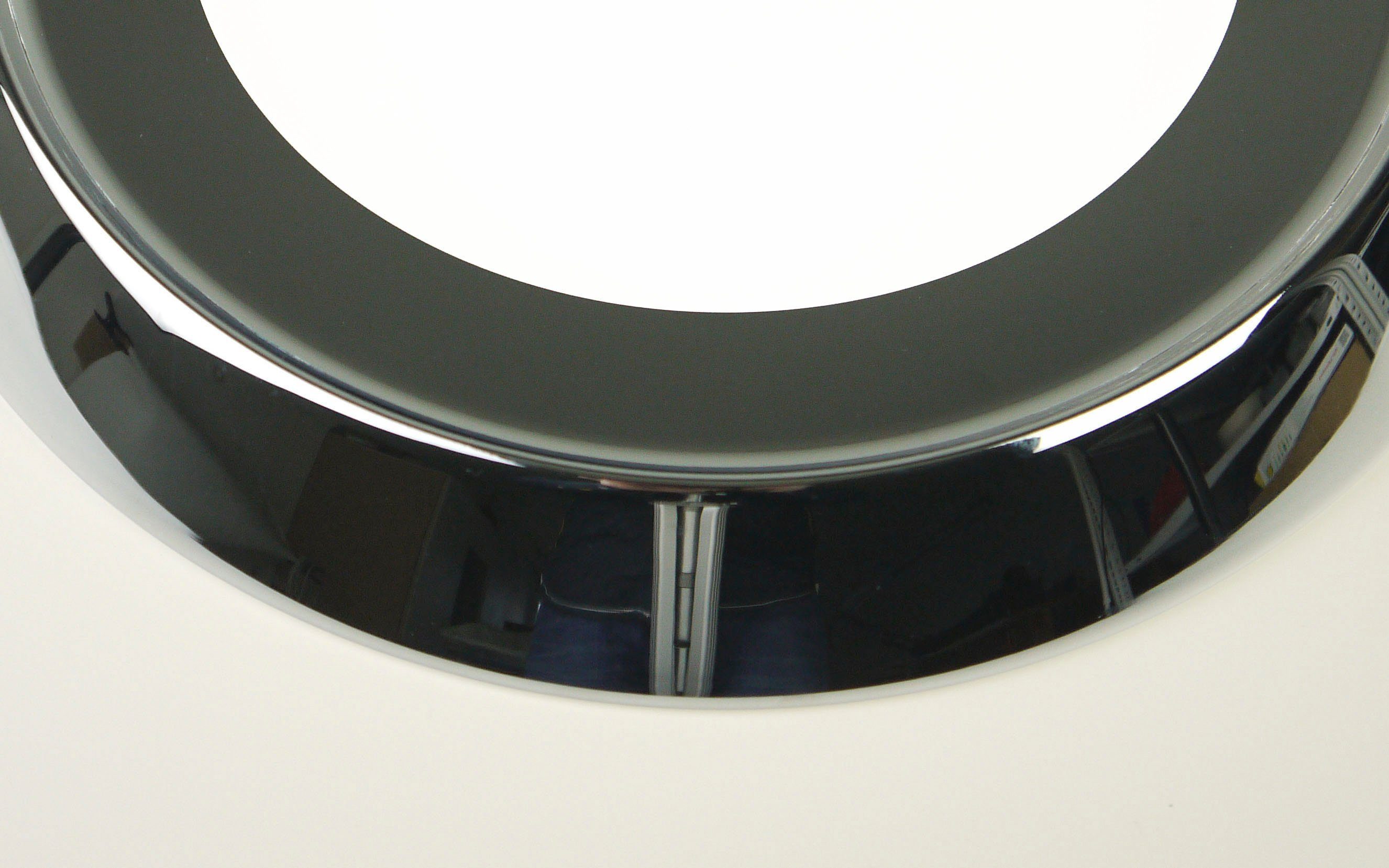 niermann Led-plafondlamp Opal matte, decoratieve ring chroom, HF-sensor, LED (1 stuk)