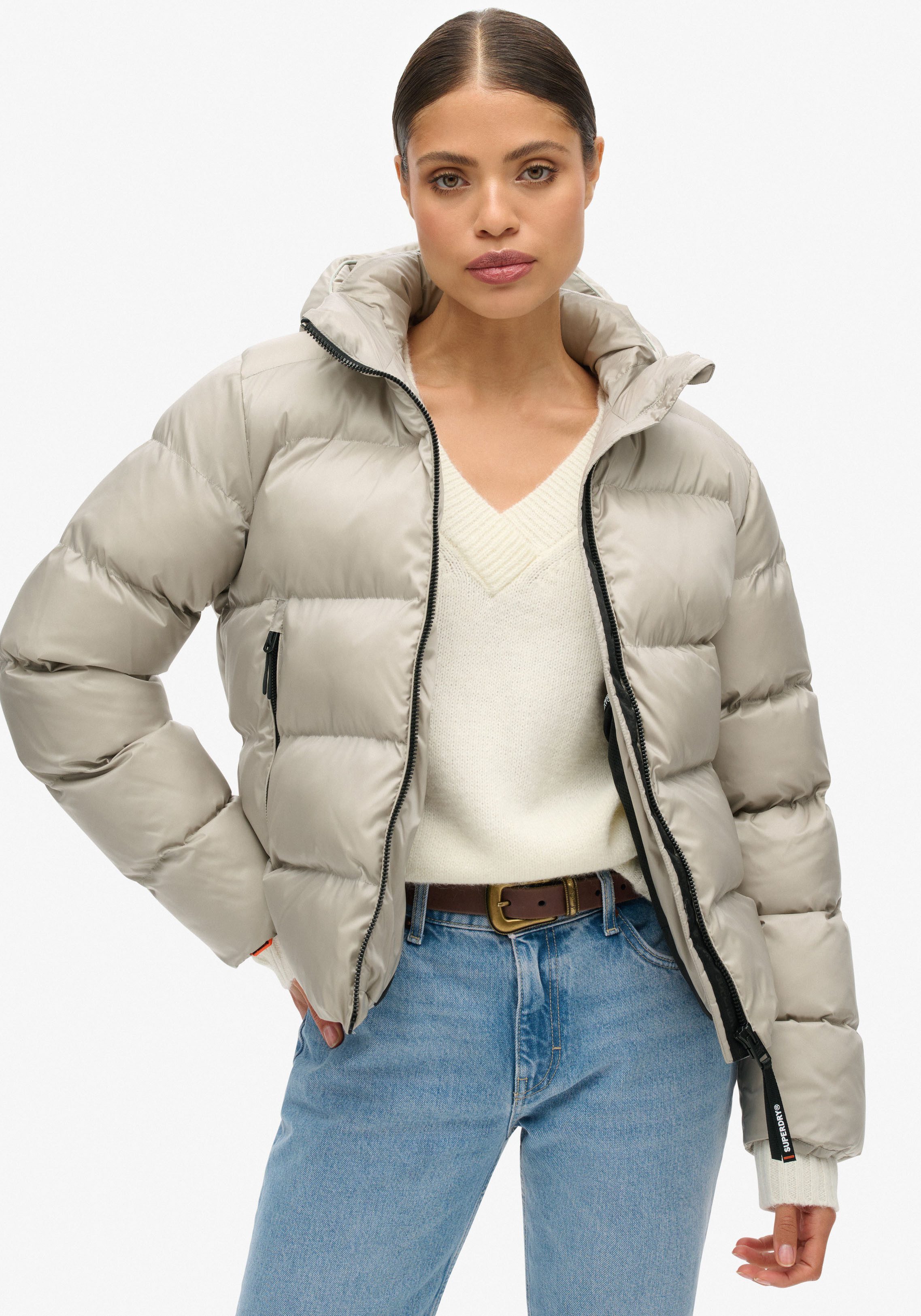 Superdry Gewatteerde jas HOODED LUXE SPORTS PUFFER