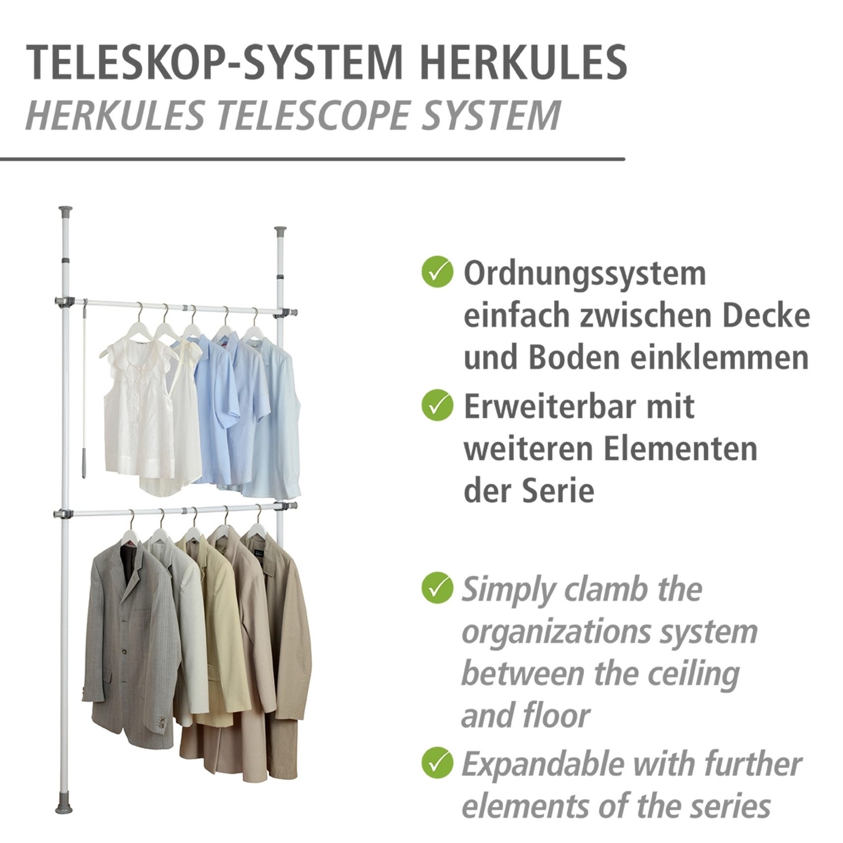 WENKO Telescooprek Model Herkules Basic