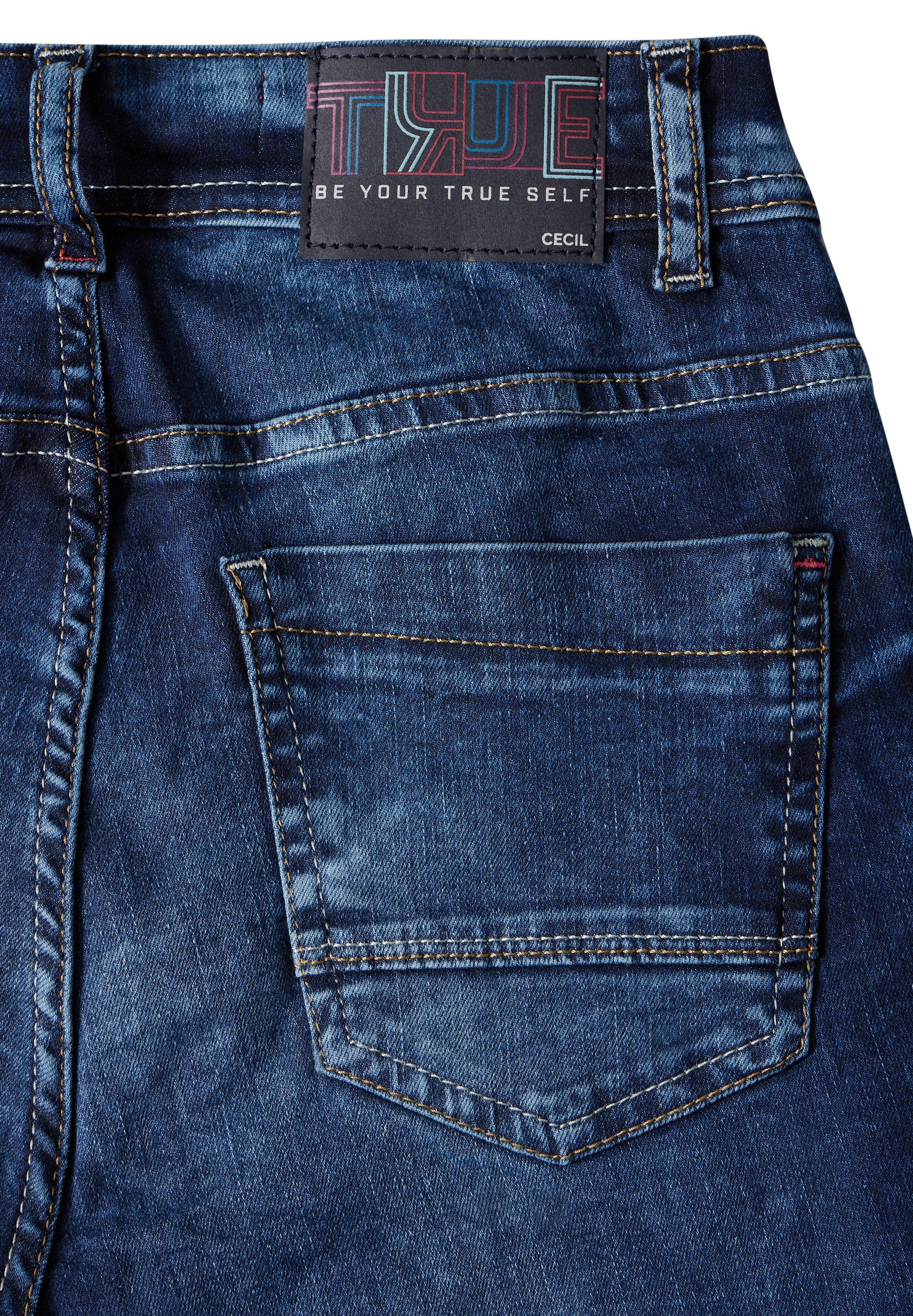 Cecil Slim fit jeans Toronto in five-pocketsstijl