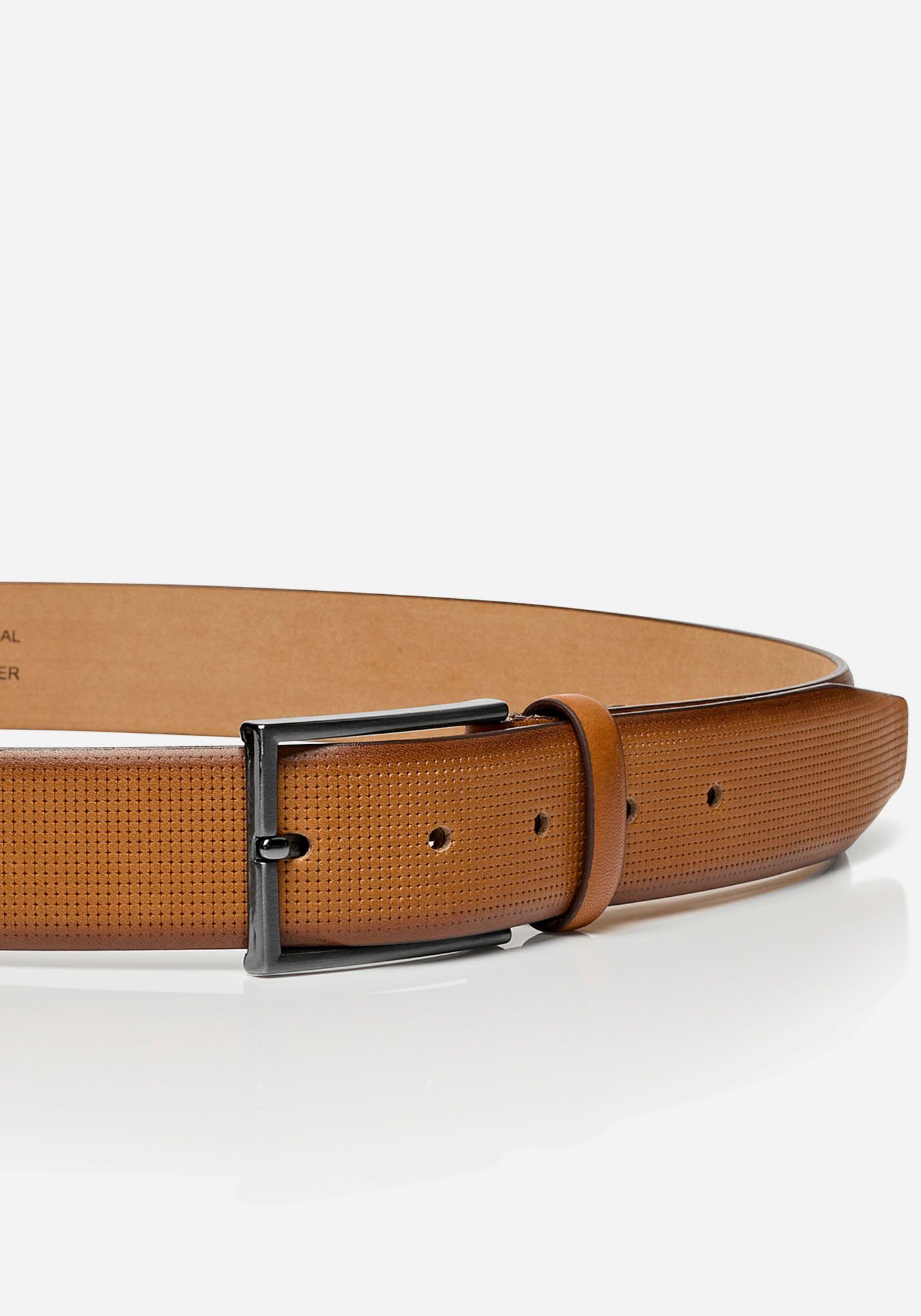 MONTI Leren riem Paris 3,5 cm breed, edel leer, klassiek-business, inkortbaar