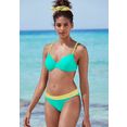 venice beach bikinitop met beugels anna met contrastkleurige details blauw