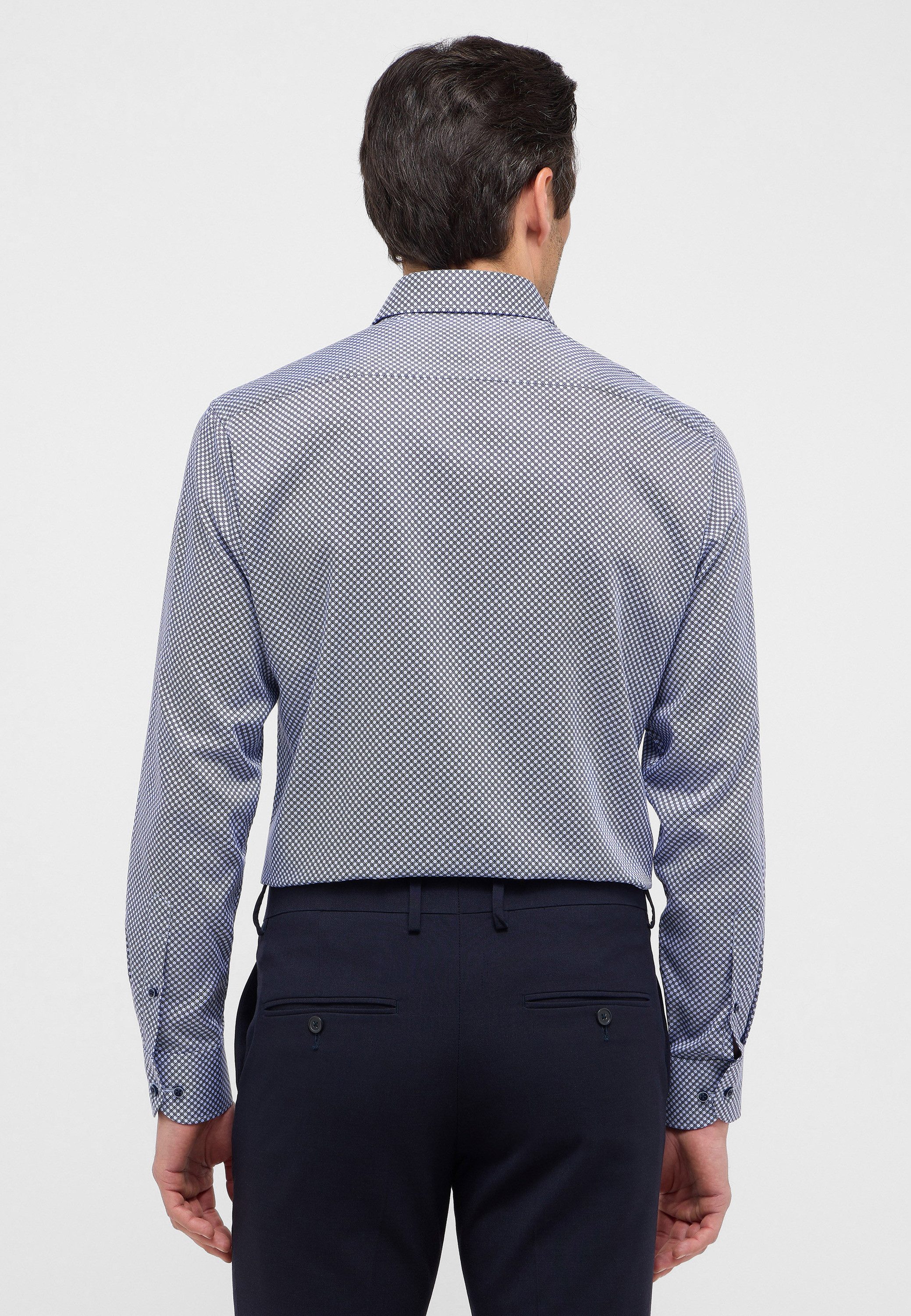 Eterna Overhemd met lange mouwen MODERN FIT NON IRON (strijkvrij)