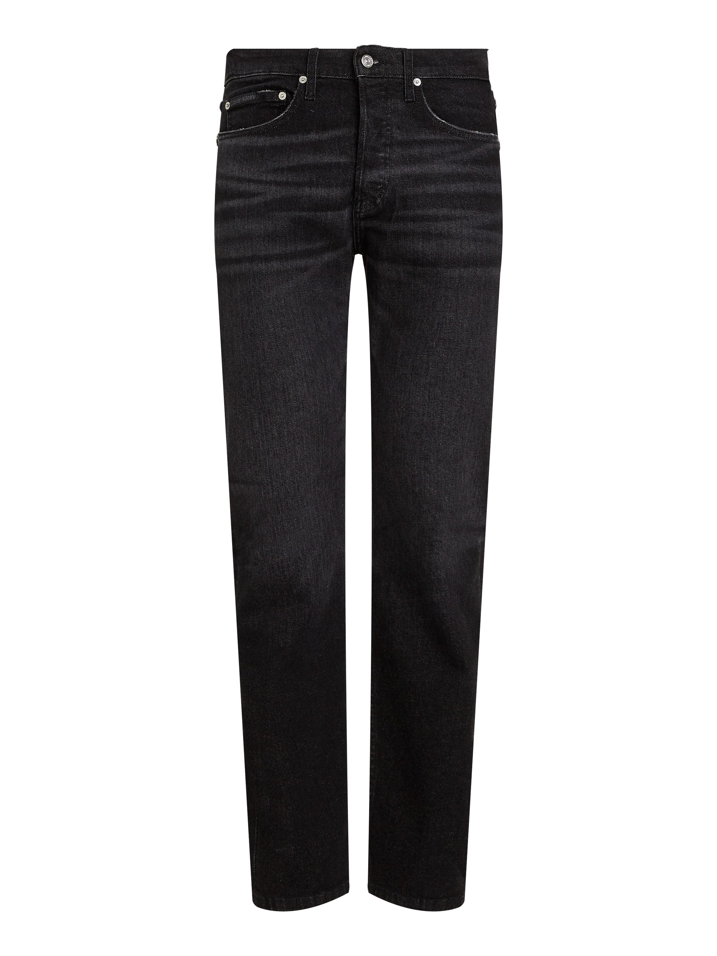 Calvin Klein Straight jeans STANDARD STRAIGHT Muntzakje, logo borduursel