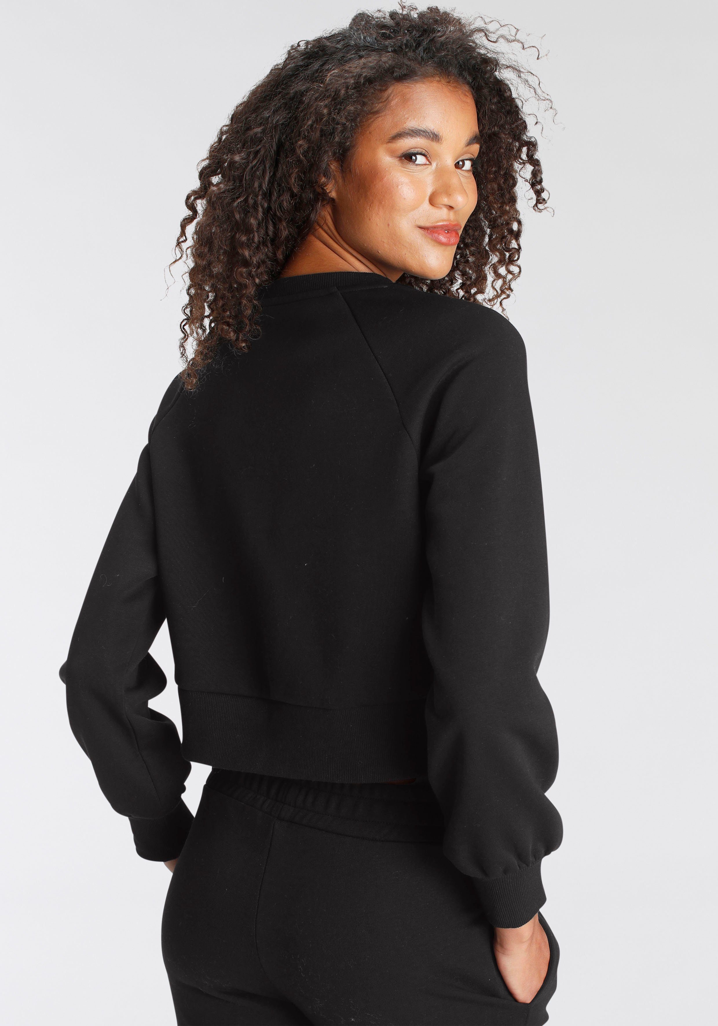 LSCN by LASCANA Sweatshirt met decoratieve stiksels, loungepak