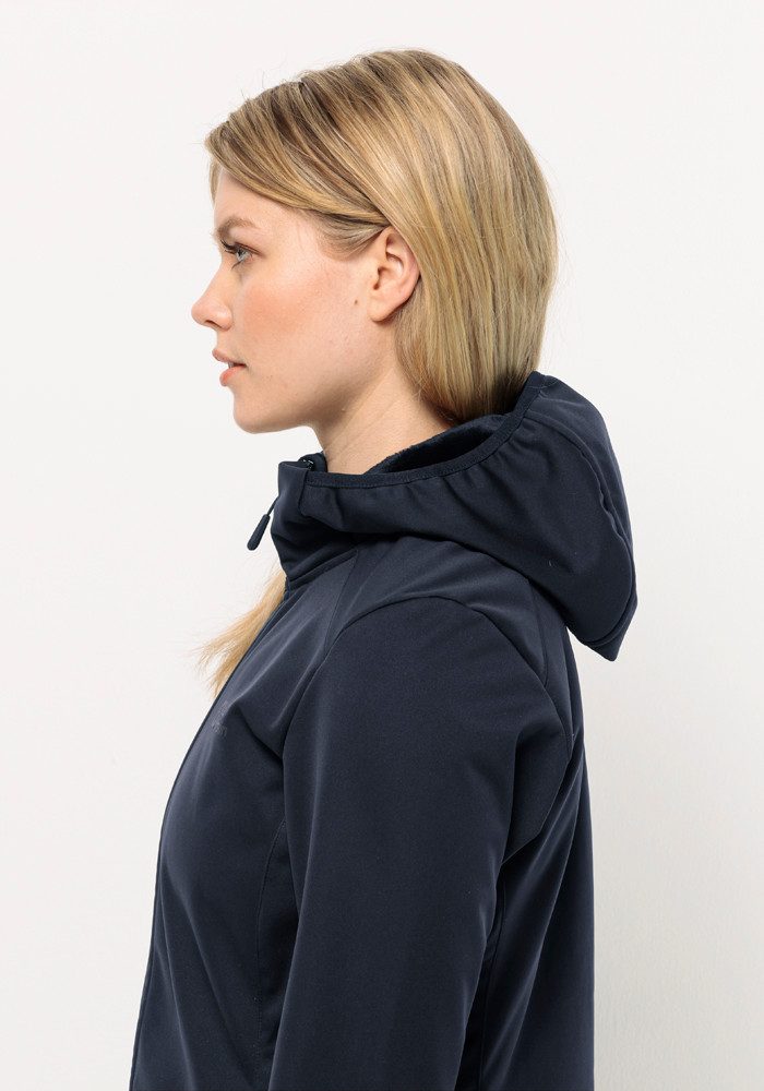 Jack Wolfskin Softshell-jas WINDHAIN COAT W
