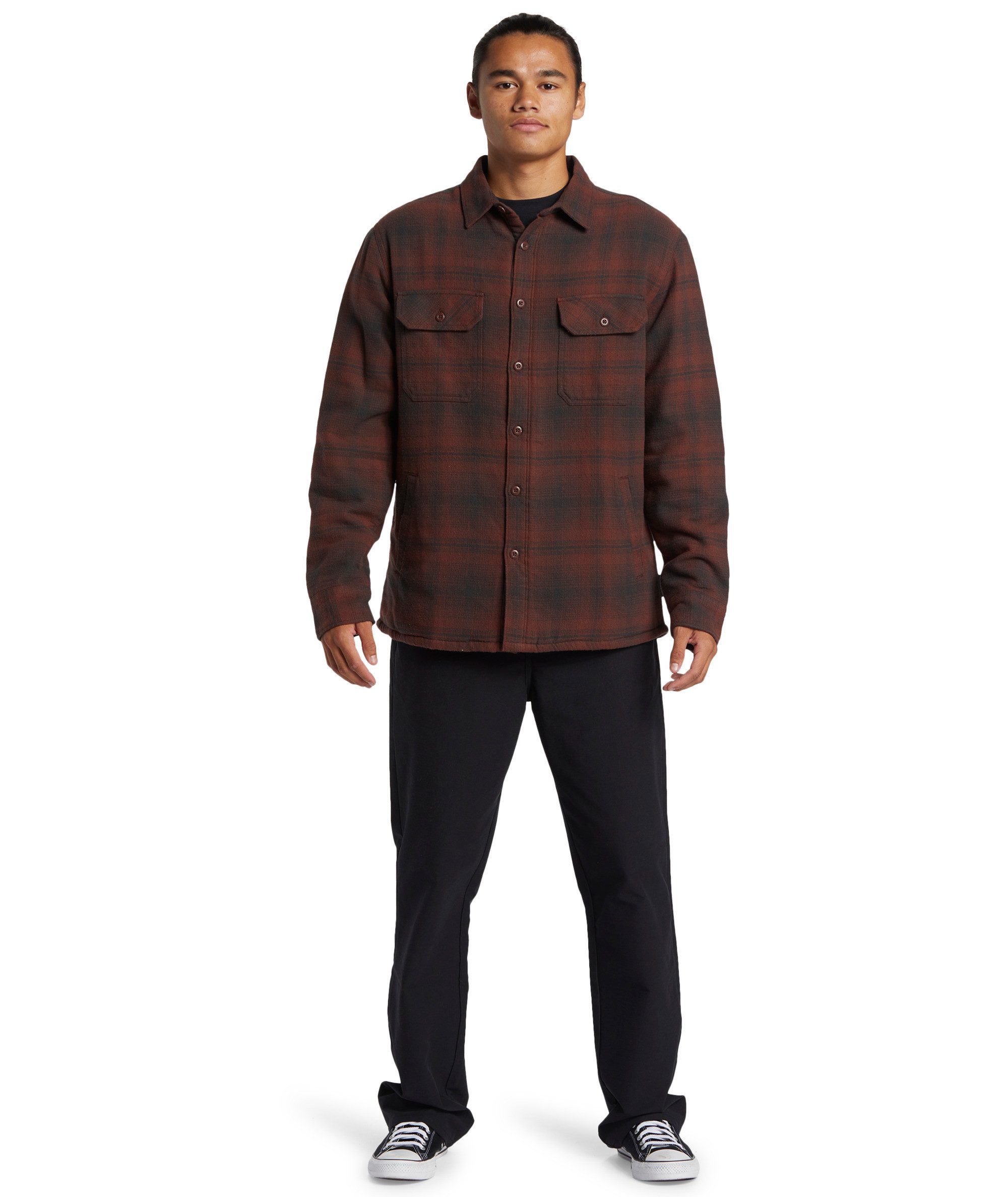 Quiksilver Overhemd met lange mouwen VENTURE OVERSHIRT SHERPA