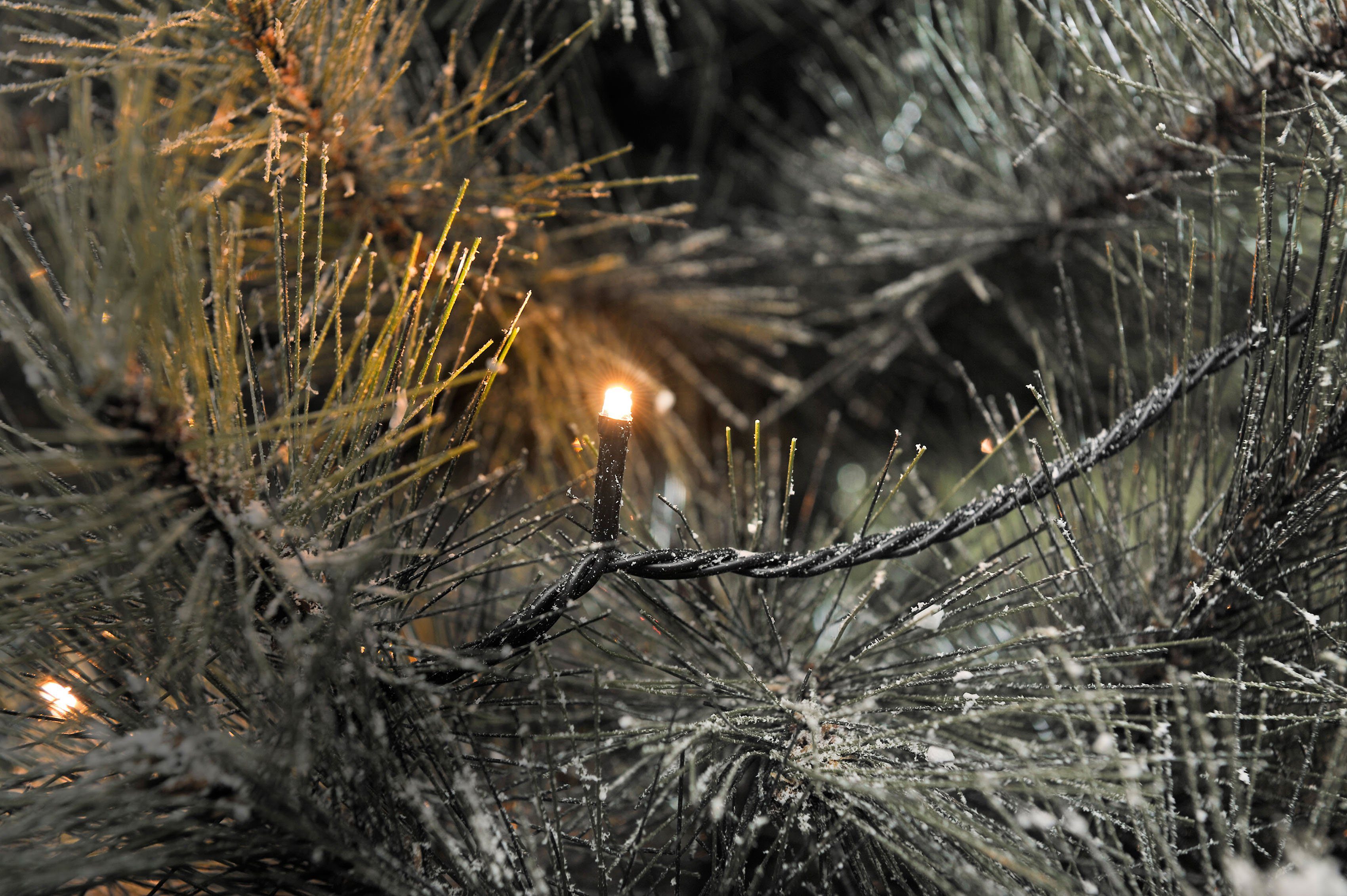 KONSTSMIDE Led-lichtsnoer Kerstversiering buiten Micro ledlichtsnoer, met multifunctie, 120 amberkleurige dioden (1 stuk)