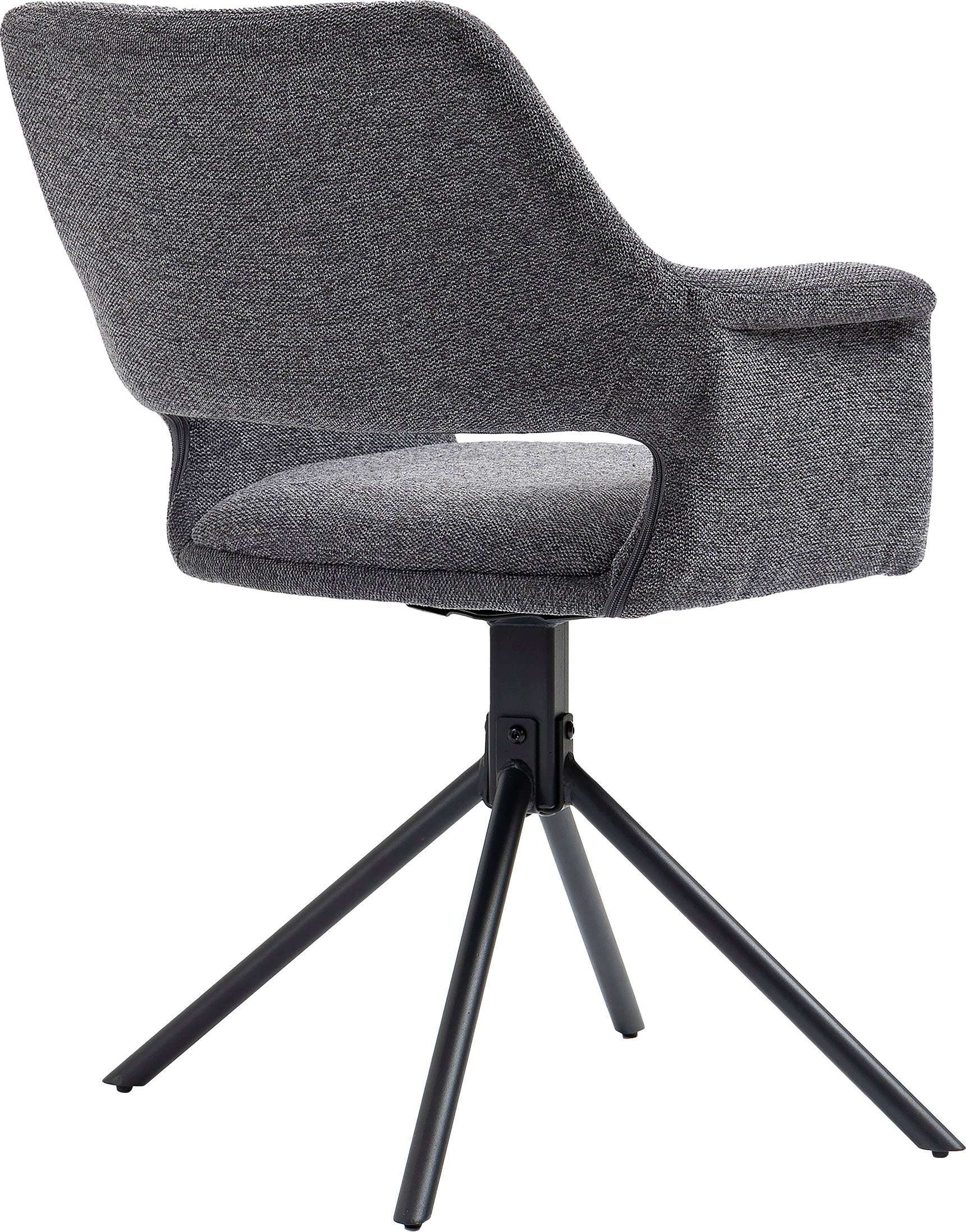 byLIVING Eetkamerstoel Elenore 360° draaibaar (set, 2 stuks)
