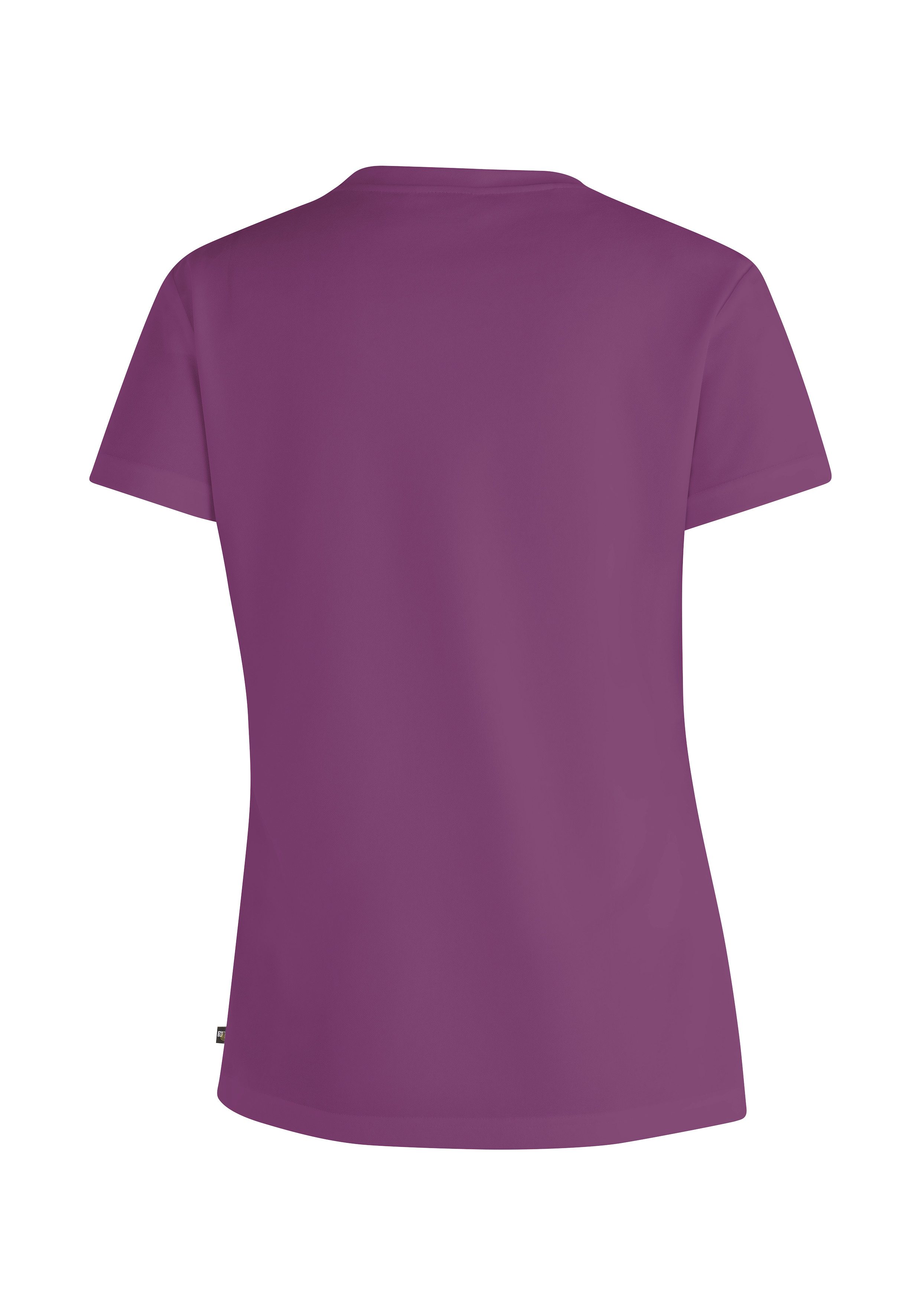 Maier Sports T-shirt Tilia Pique W Dames functioneel shirt, vrijetijdsshirt met print