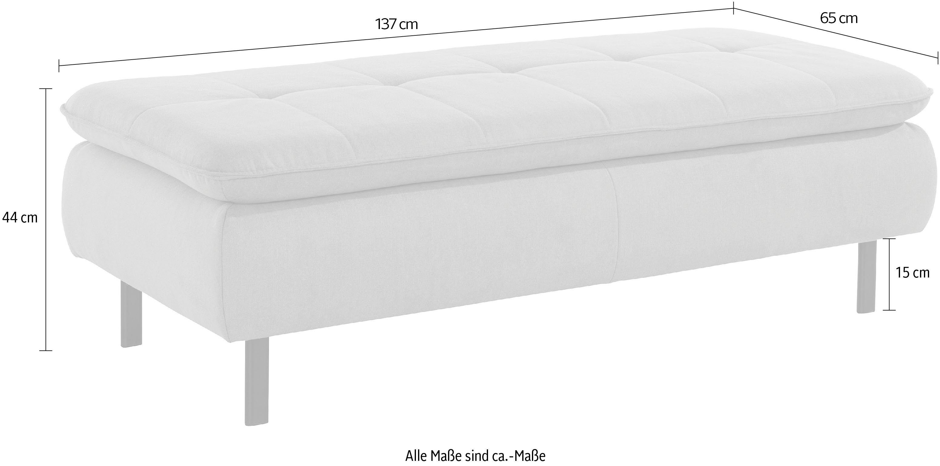 INOSIGN Hockerbank Birkholm passend bij de birkholm-serie, bxdxh: 137 x 65 x 44 cm