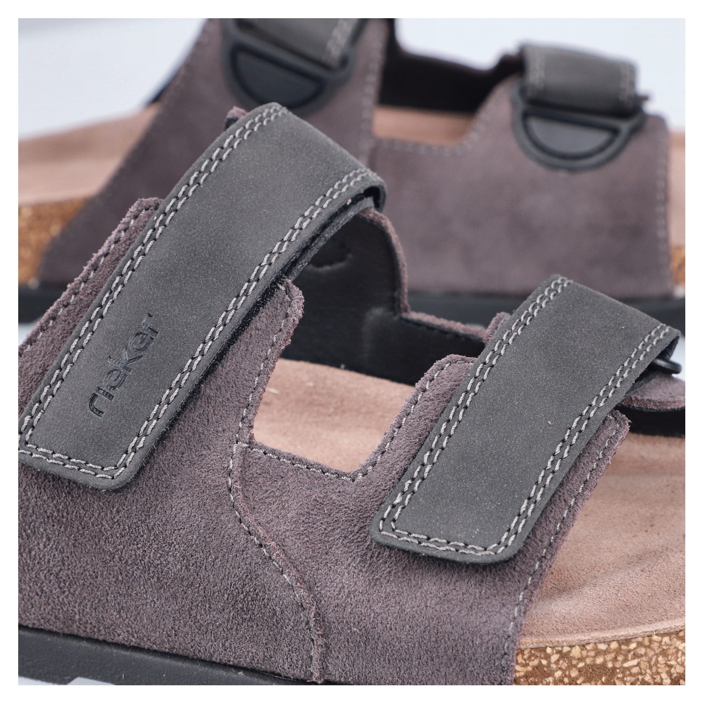 Rieker Slippers , zomer schoen, strand schoen, huisschoen met voorgevormd voetbed
