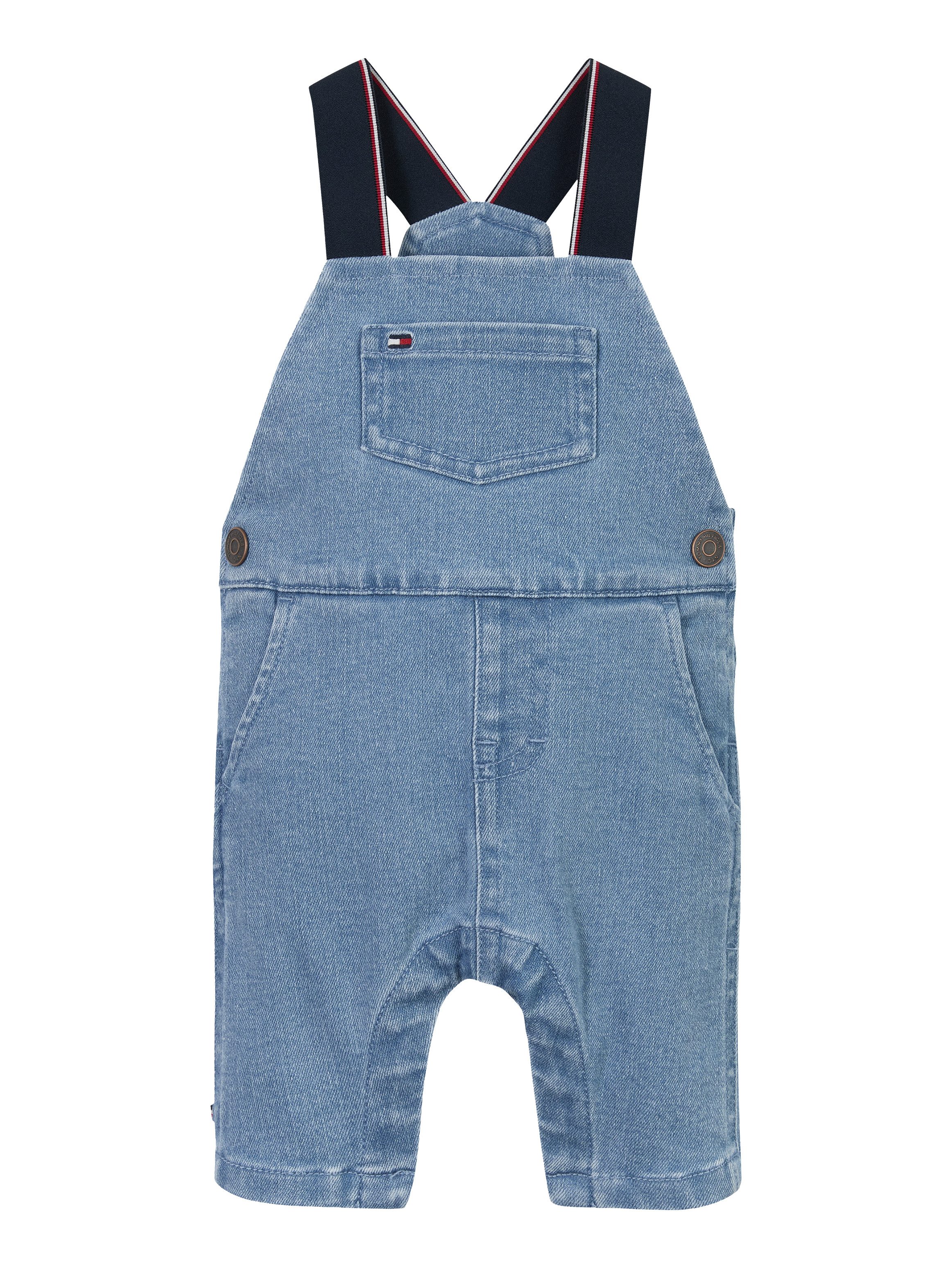 Tommy Hilfiger Tuinbroek DENIM DUNGAREE met logostiksel, met knoopsluiting