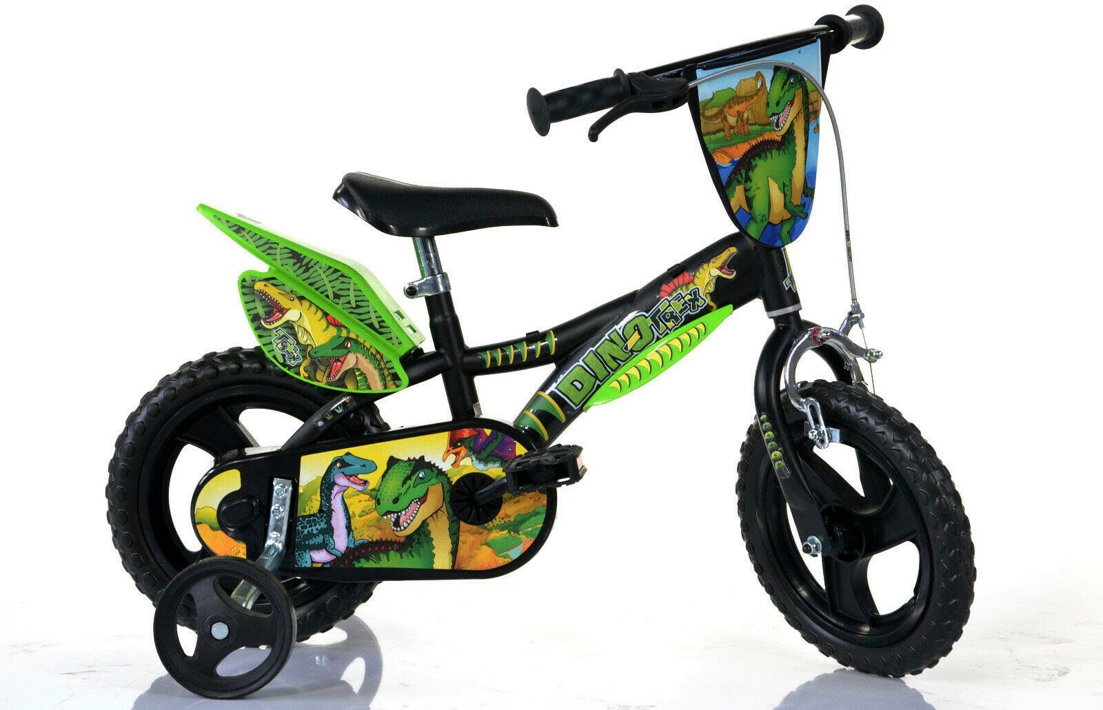 Dino Bikes Kinderfiets Dinosaur 12 groen