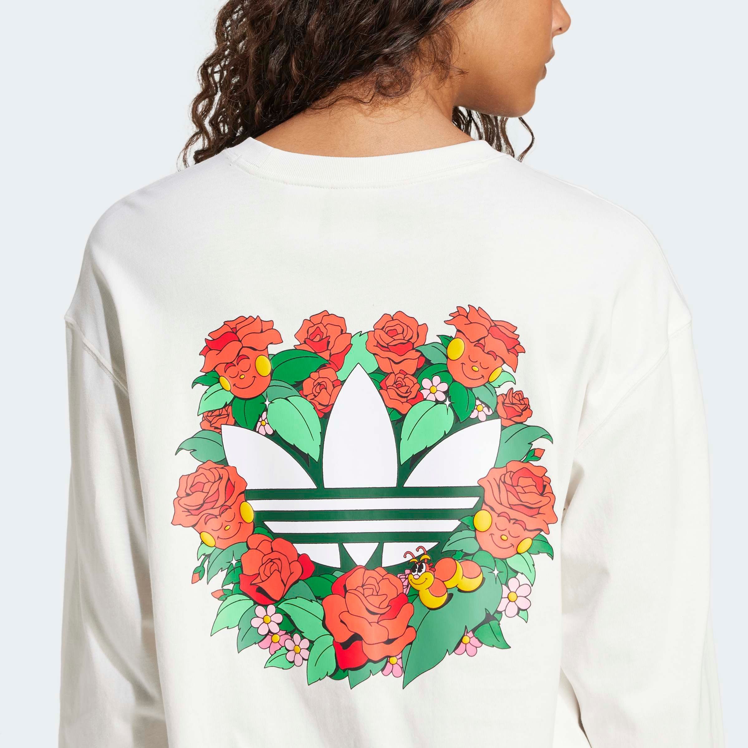 adidas Originals Sweatshirt NELSON LS met print op de achterkant