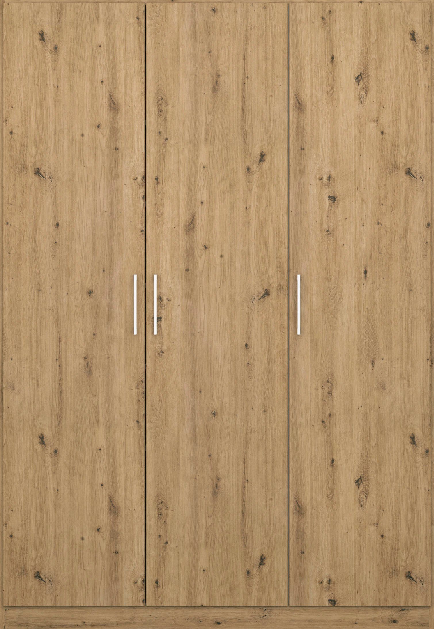 rauch Draaideurkast Kledingkast COSMO met extra legplanken, metalen grepen in wit made in germany
