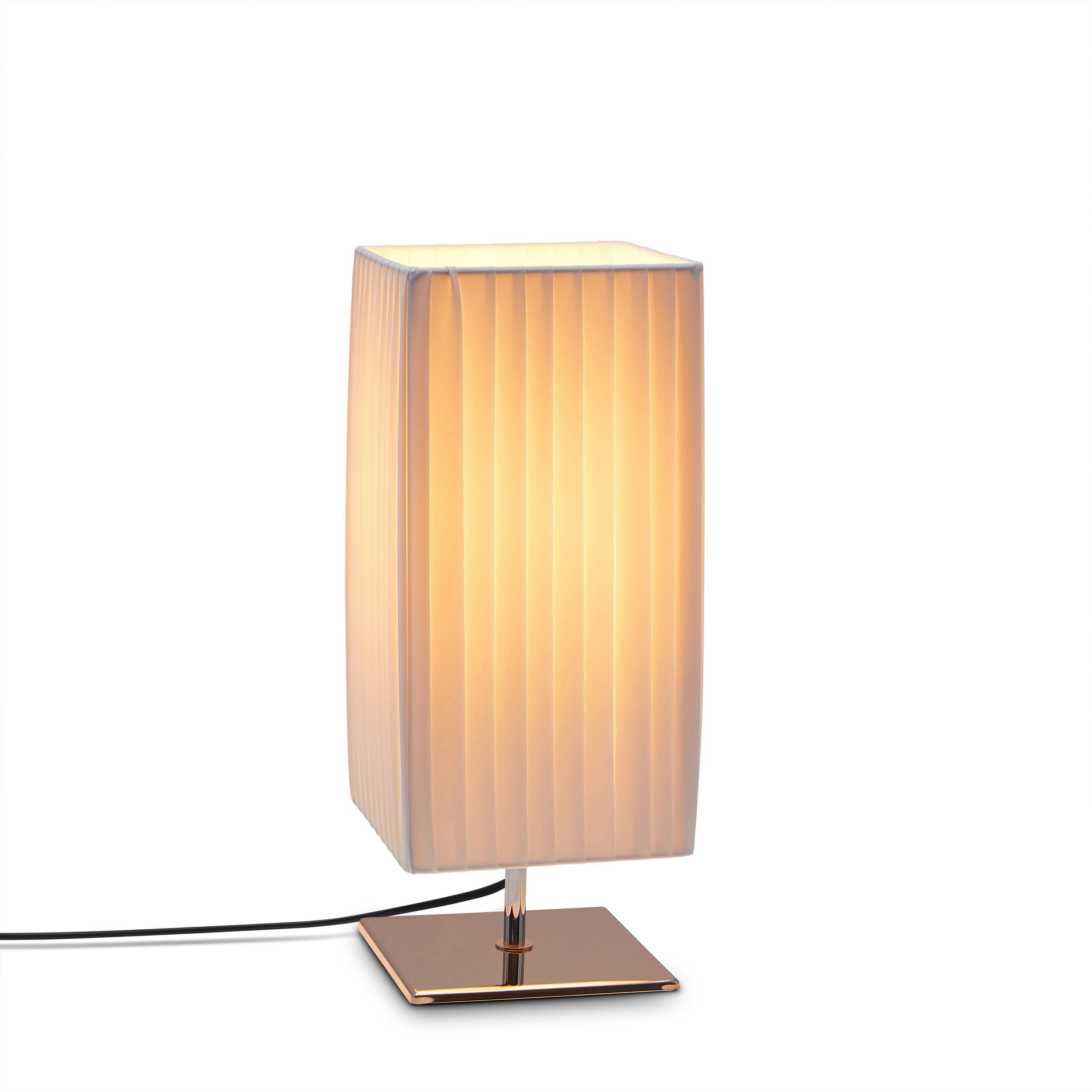 Paco Home Tafellamp Kirsten LED woonkamer slaapkamer modern tijdloos chroom E27