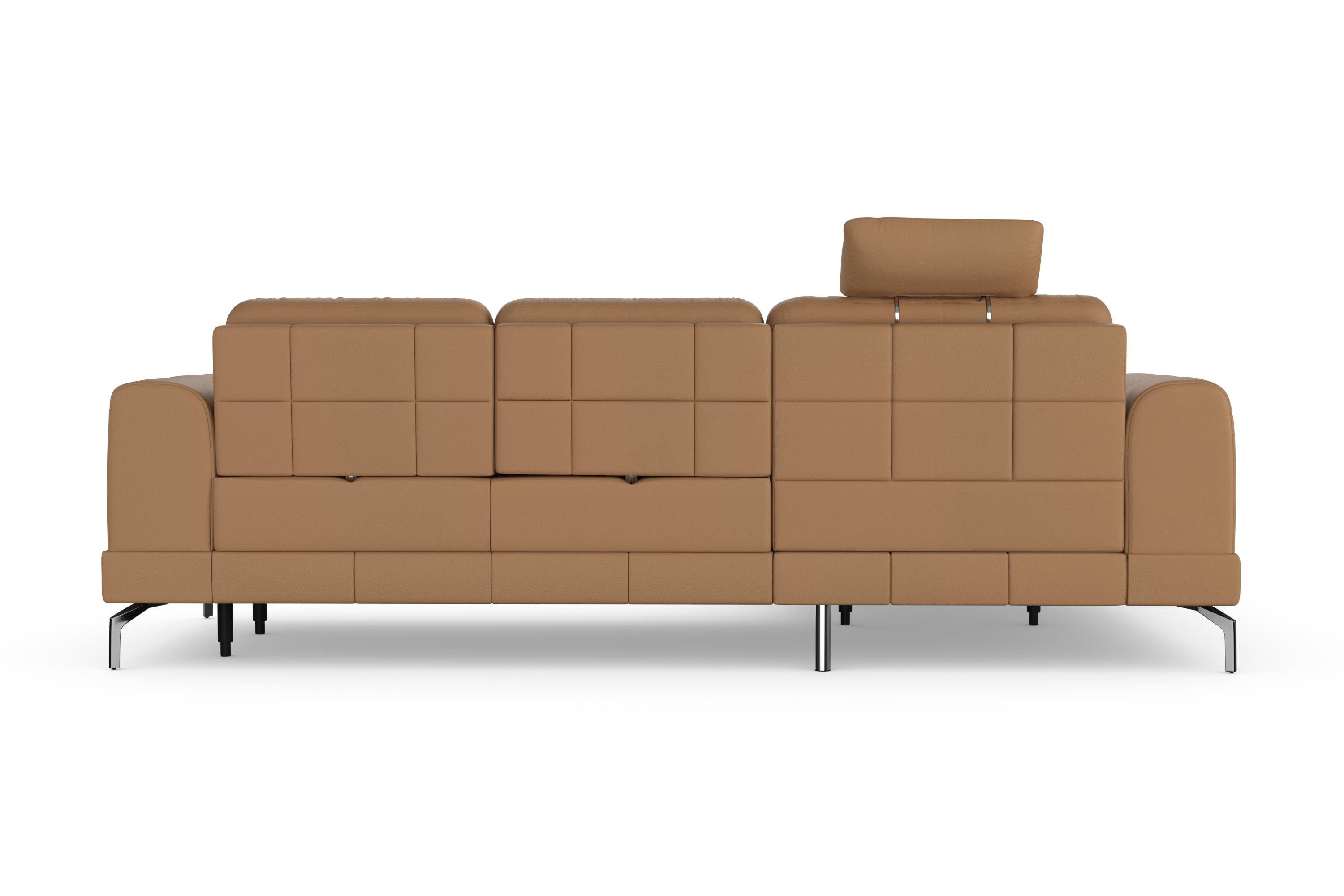 sit&more Hoekbank Bendigo L-vorm inclusief zitdiepteverstelling, bodemvrijheid 15 cm, 2 pootkleuren
