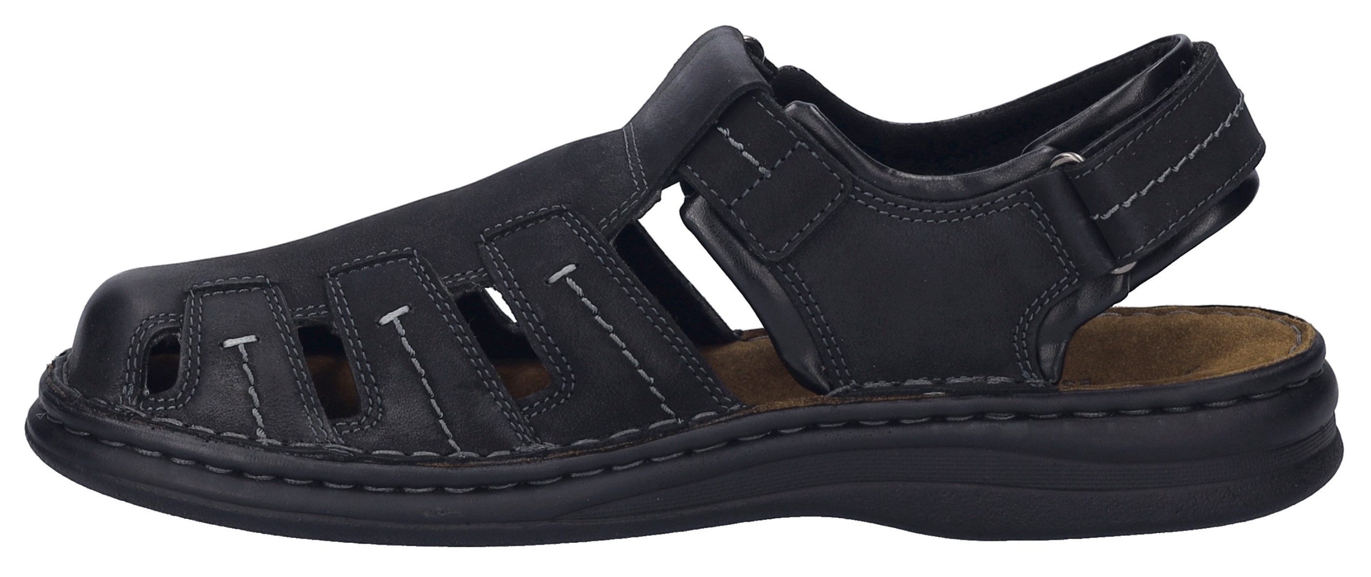 Josef Seibel Sandalen Max 92 , bakkersandalen, comfort-schoen, klittenbandschoen in brede vorm