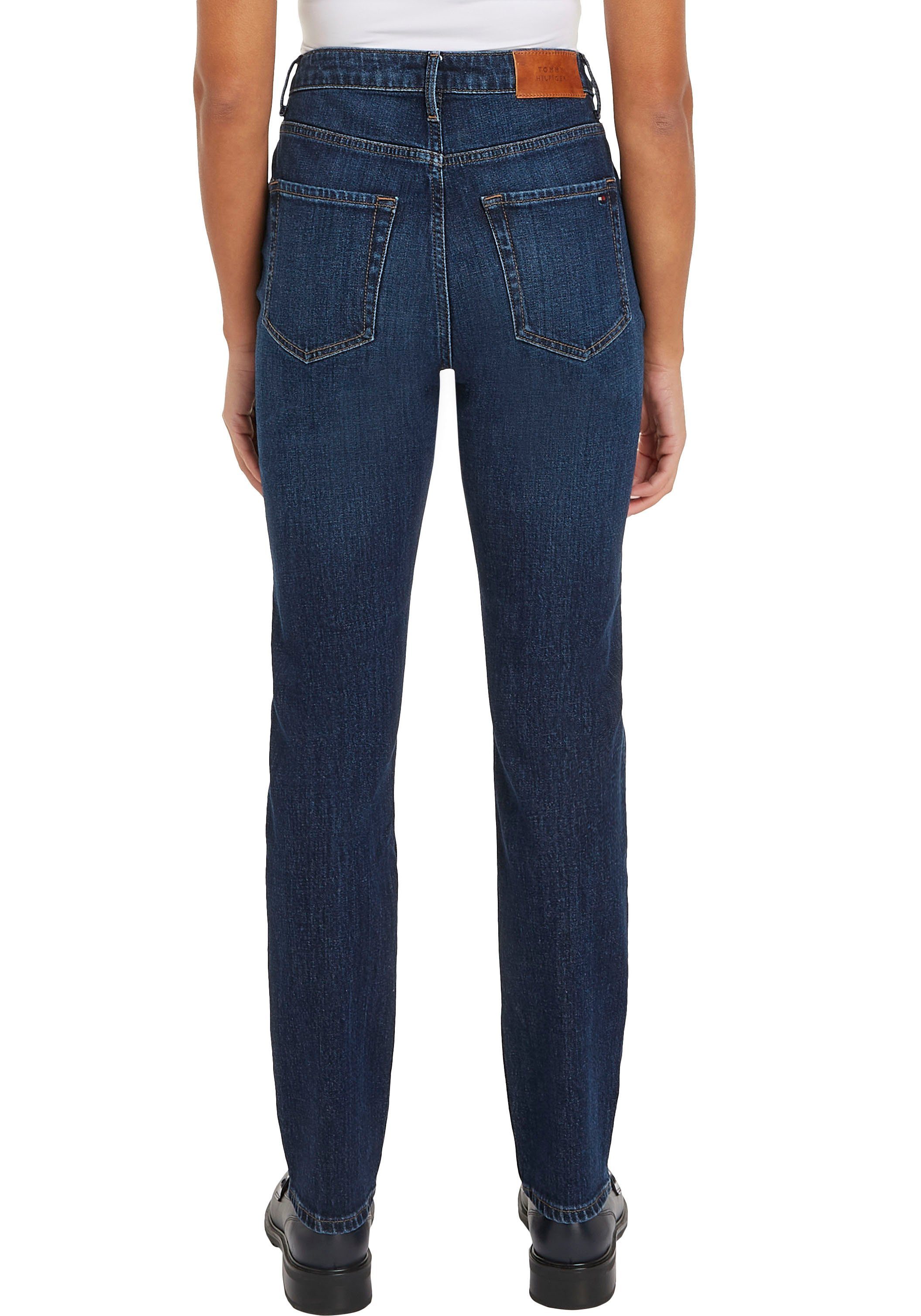 Tommy Hilfiger Slim fit jeans SLIM CIGARETTE HW A DARK BLUE