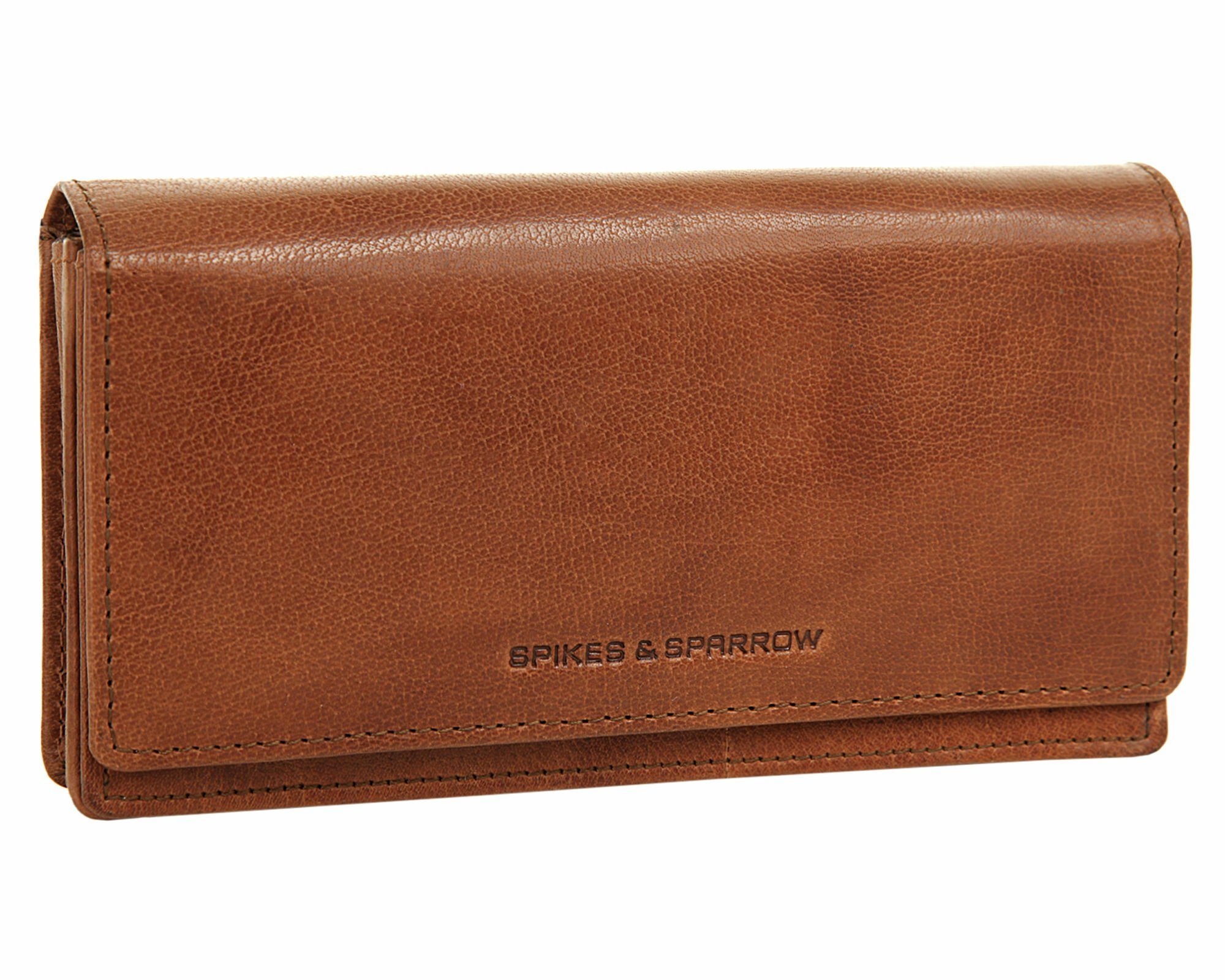 Spikes & Sparrow Portemonnee echt leder
