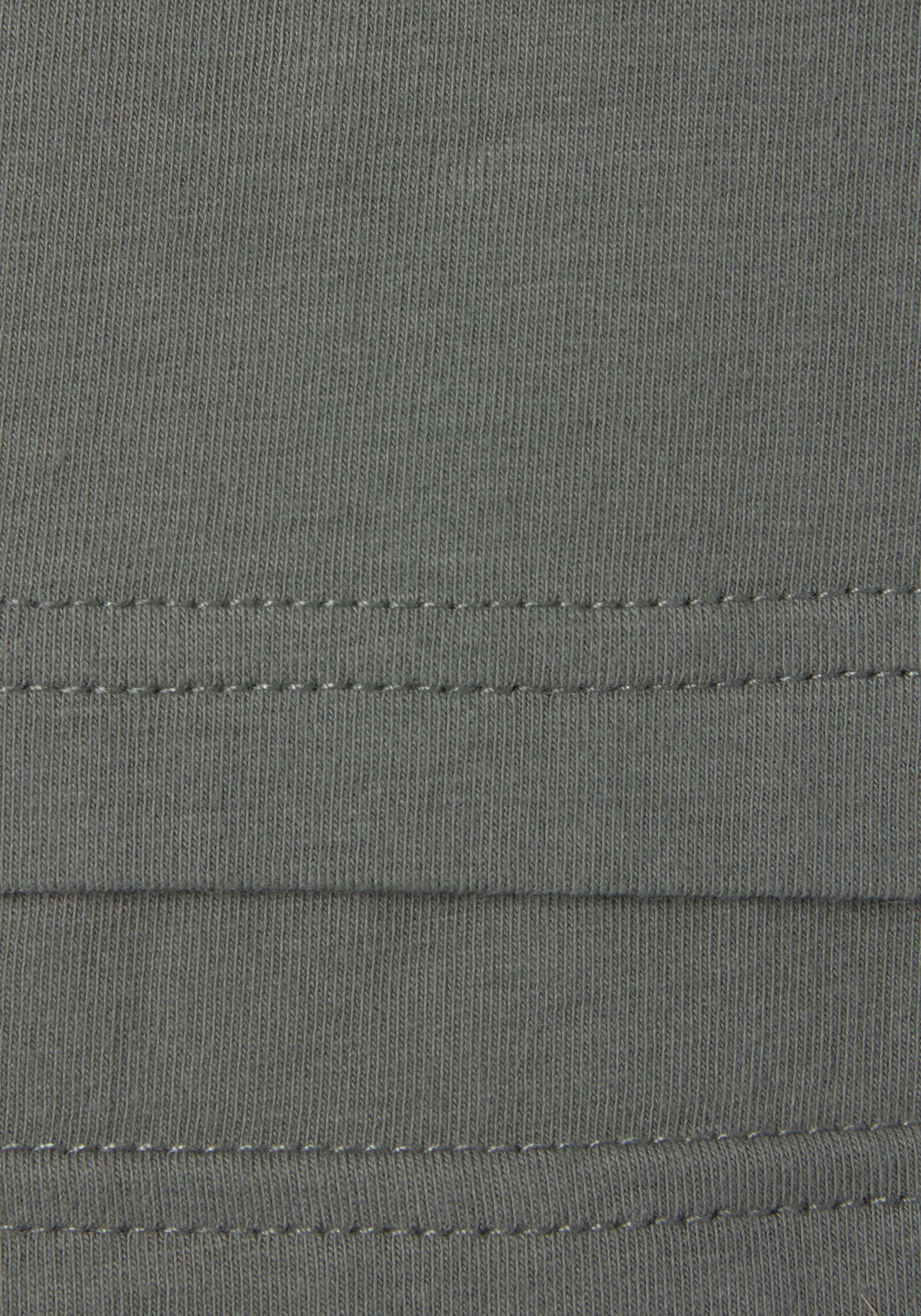 Lascana Shirt met korte mouwen met kastige snit en lagen-look