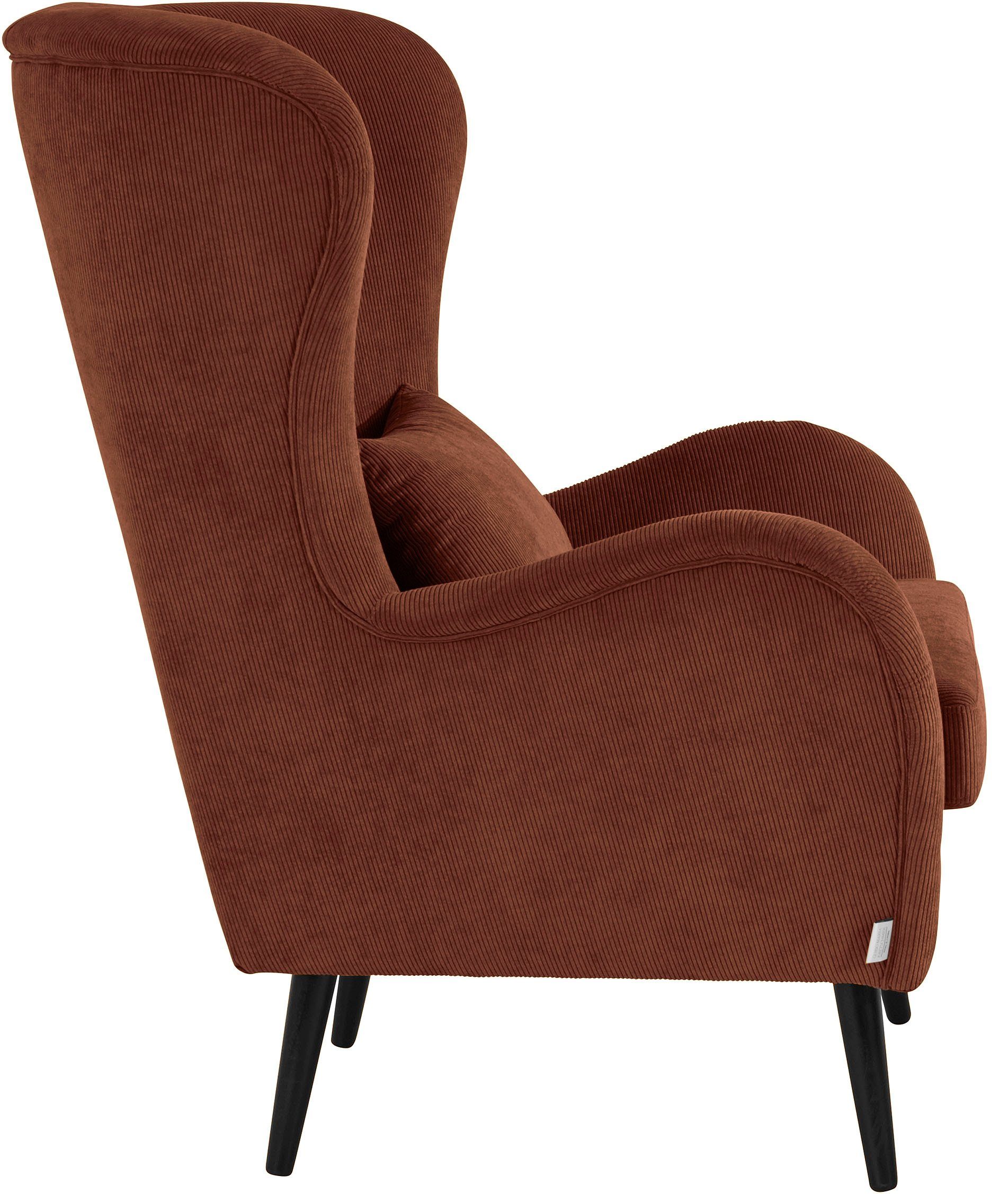 Guido Maria Kretschmer Home&Living Fauteuil Salla ook in imitatiebont en fijn corduroy, veel bekledingsopties, oorfauteuil (set)