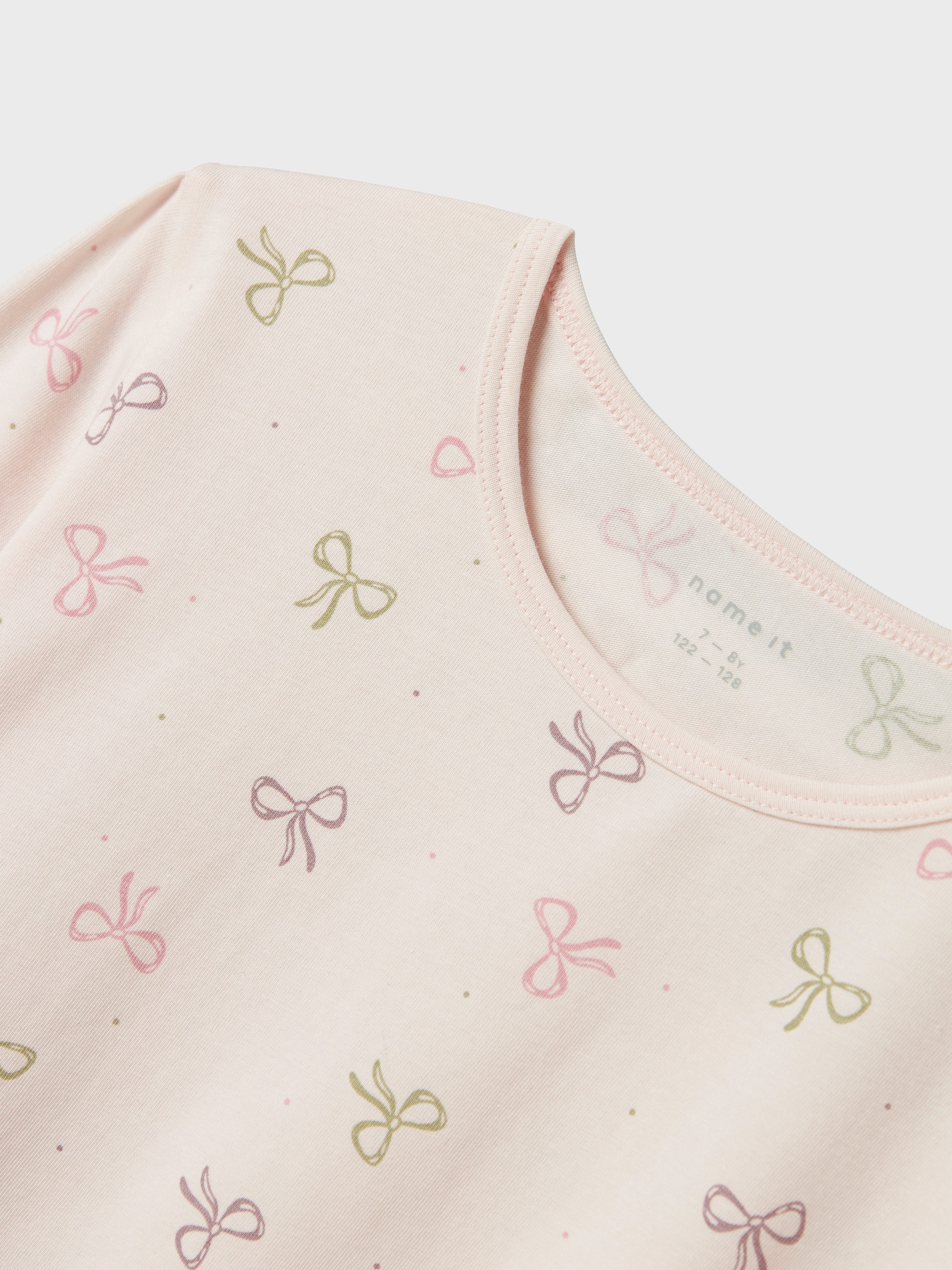 Name It Pyjama NKFNIGHTSET BARELY PINK BOW NOOS