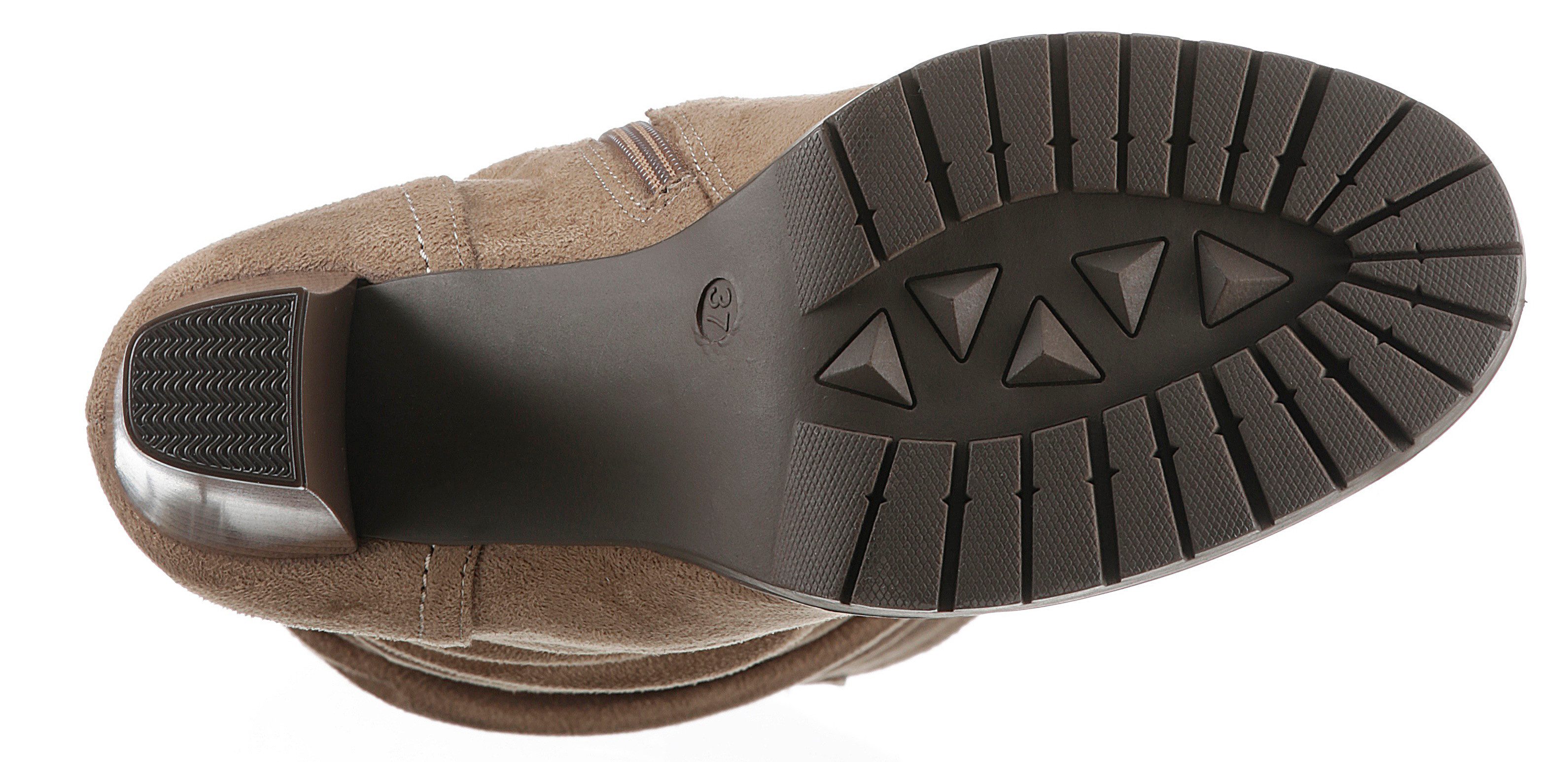 Aniston SHOES Laarzen met plooien aan de slouchy schacht - nieuwe collectie