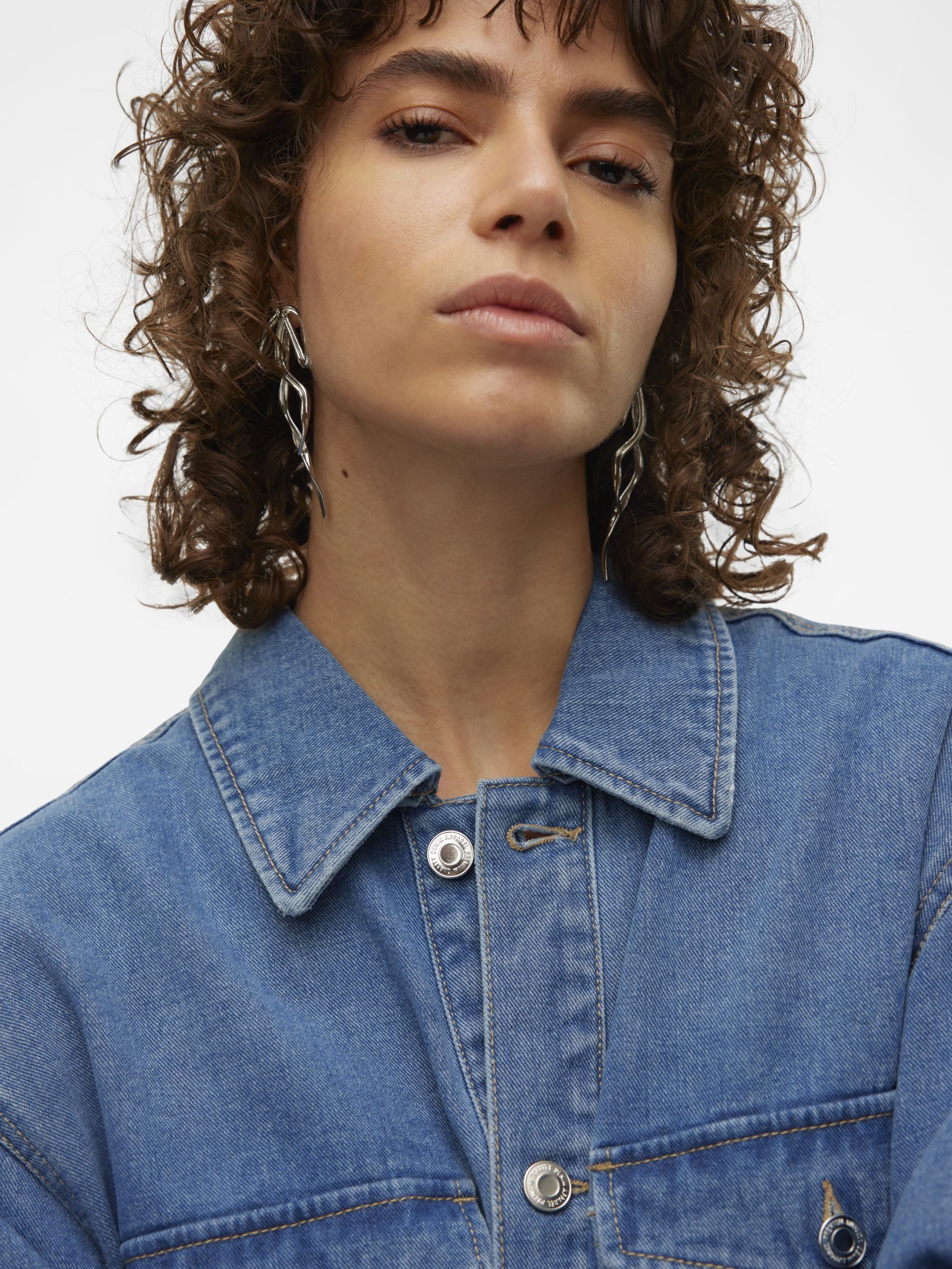 Vero Moda Jeans blouse VMNAYA OVERSIZED DENIM SHIRT MIX NOOS
