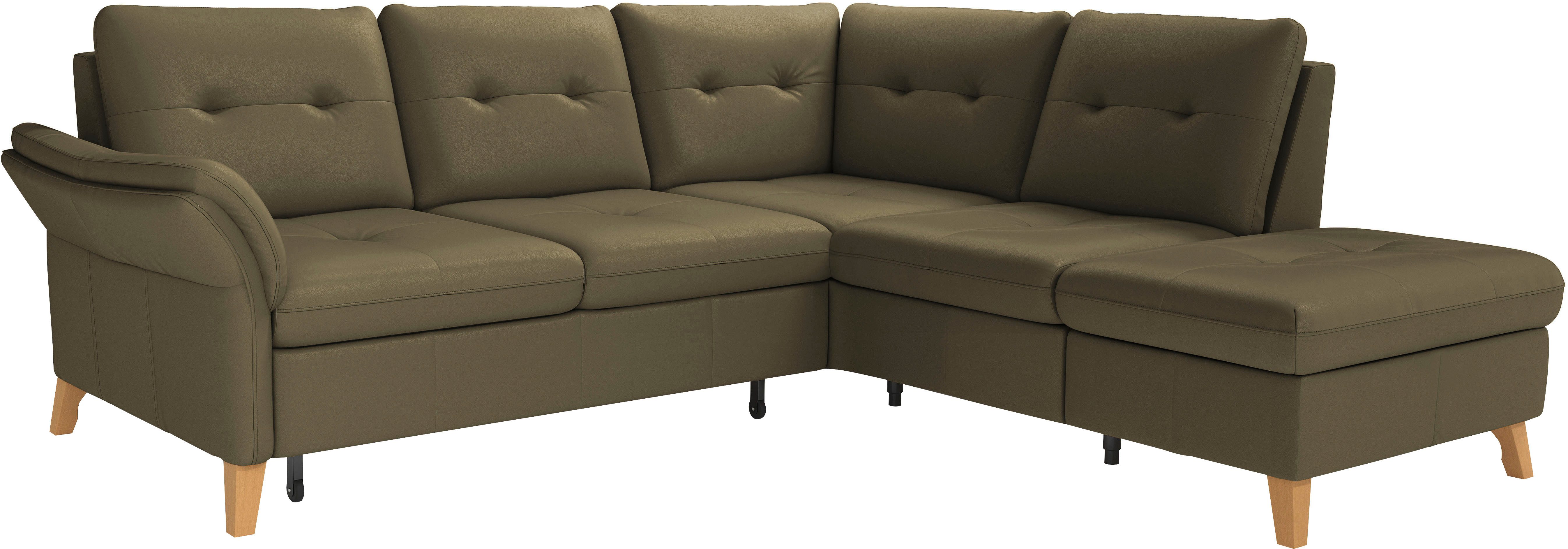 sit&more Hoekbank Göteborg inclusief zitdiepteverstelling, optioneel met bedfunctie & bedlade