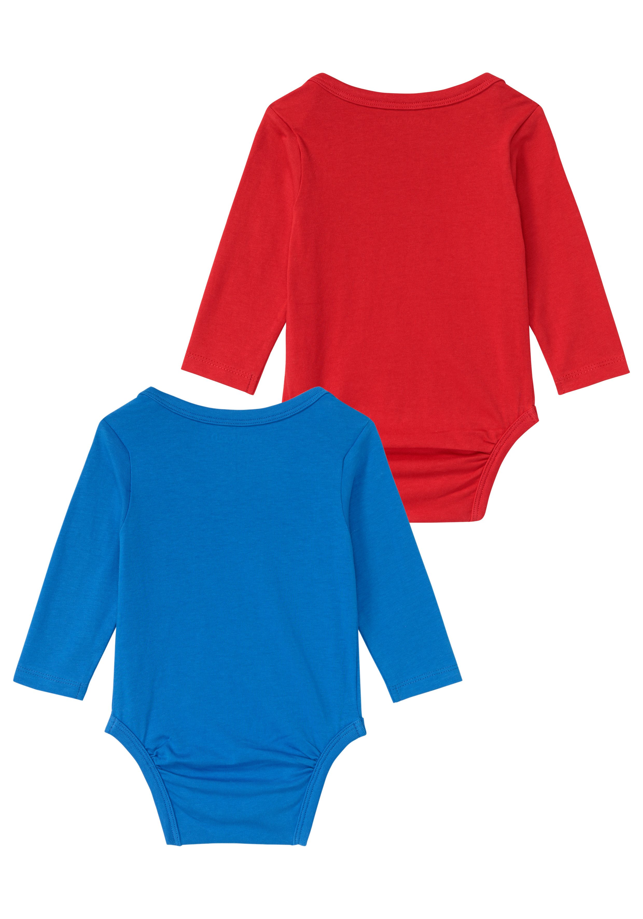 KIDSWORLD Body met lange mouwen 2-pack baby rompertjes met teksten Nieuw aan boord (set 2-delig 2)