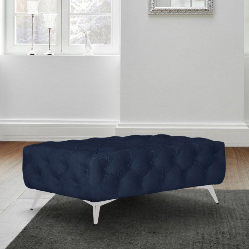 Leonique Hocker Amaury Chesterfield-look, breedte 120 cm, kleur van de poten ter keuze
