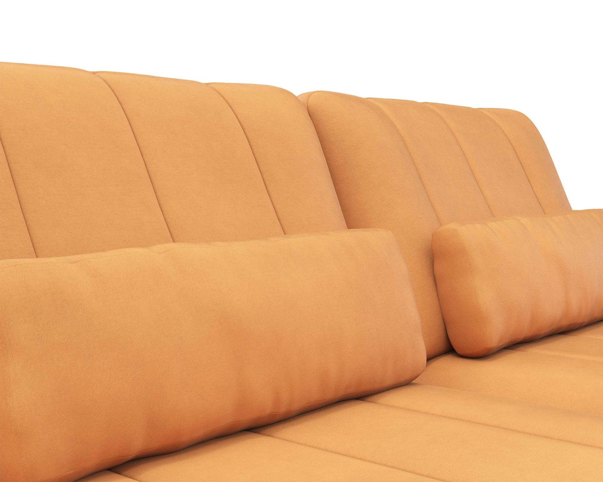 FLEXLUX 3-zitsbank Tropea multifunctionele bank, designbank, relaxfunctie, tv-bank, met armleuningverstelling en zitdiepteverstelling, breedte 252 cm