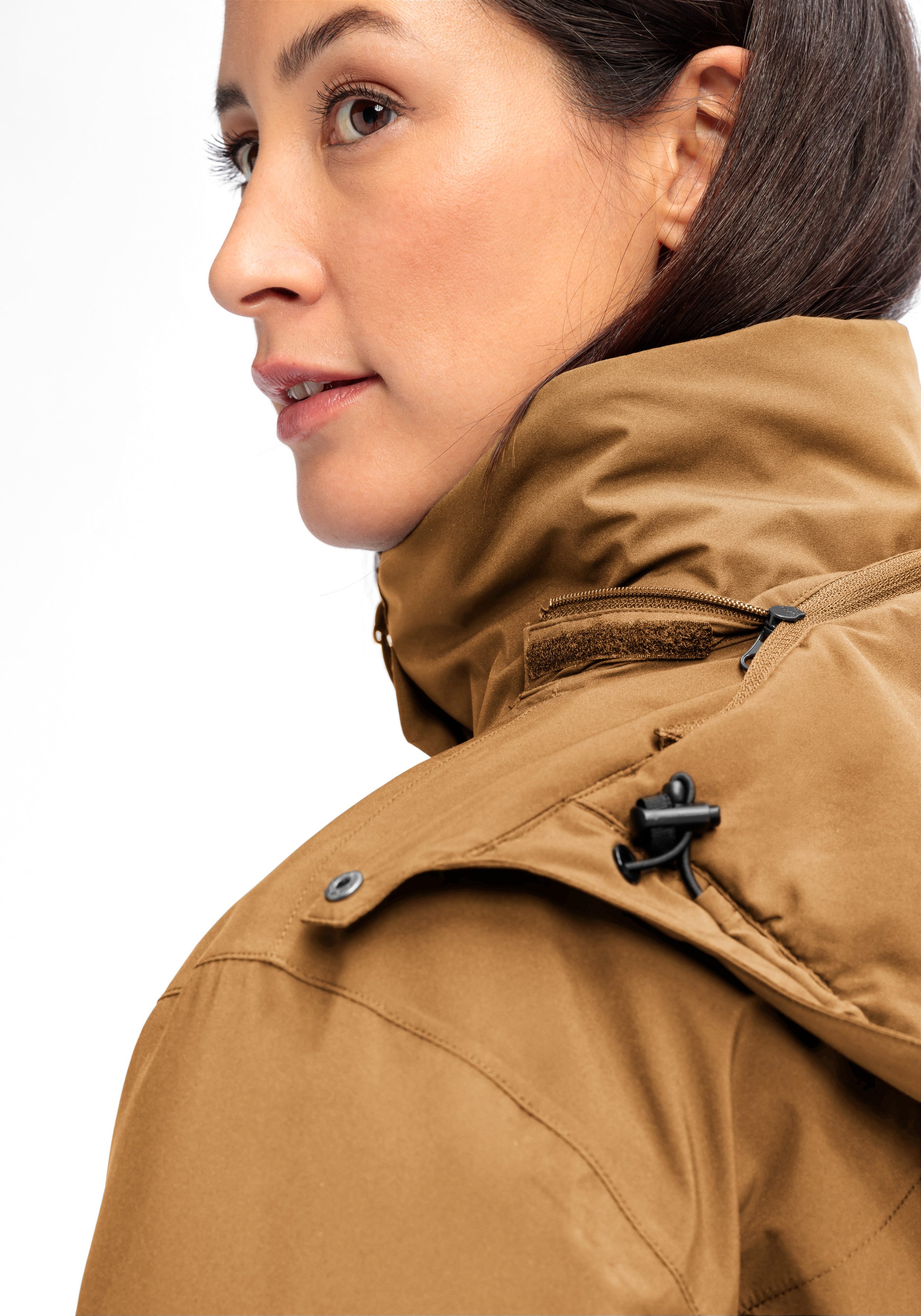 Maier Sports Functionele jas Metor Coat W Dames mantel, outdoor mantel wind/waterdicht, 4 ruime zakken
