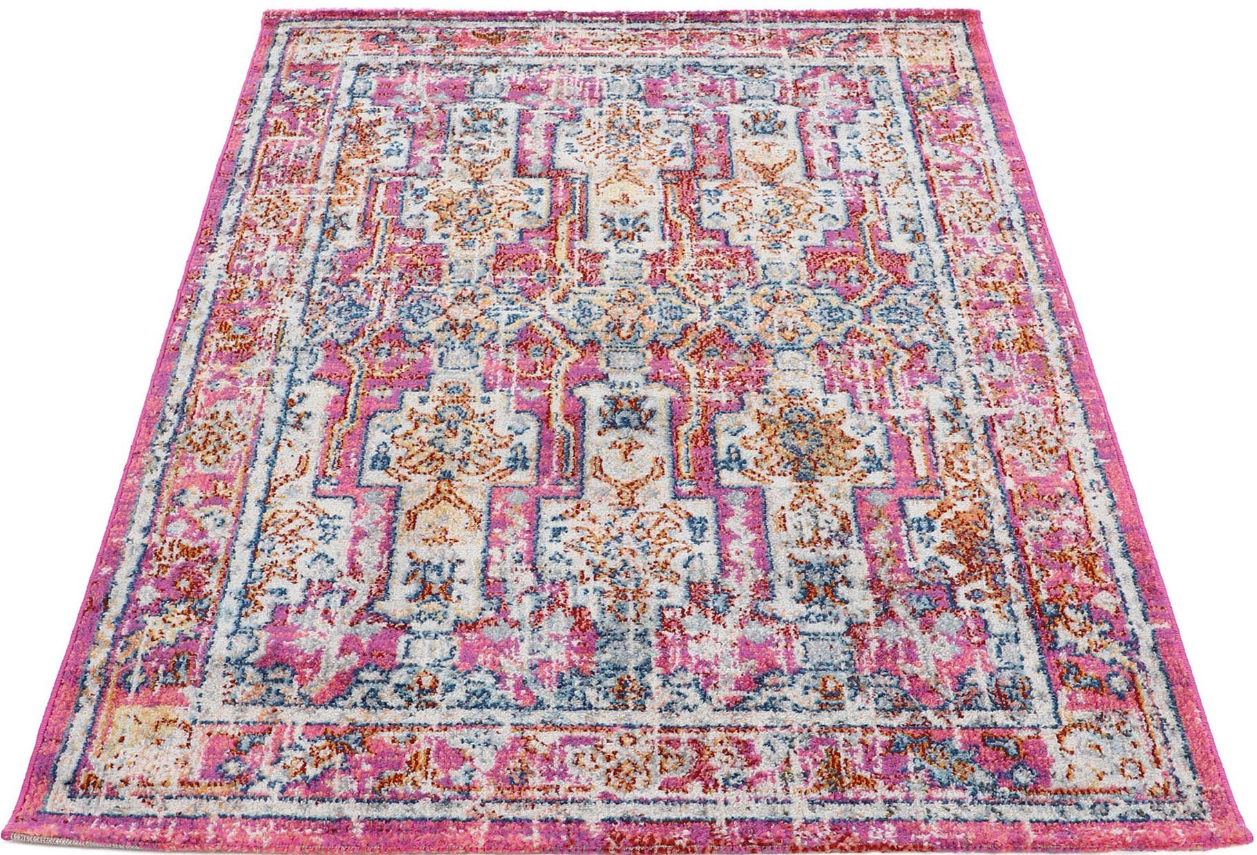 carpetfine Vloerkleed Aleyna Vintage-look, woonkamer