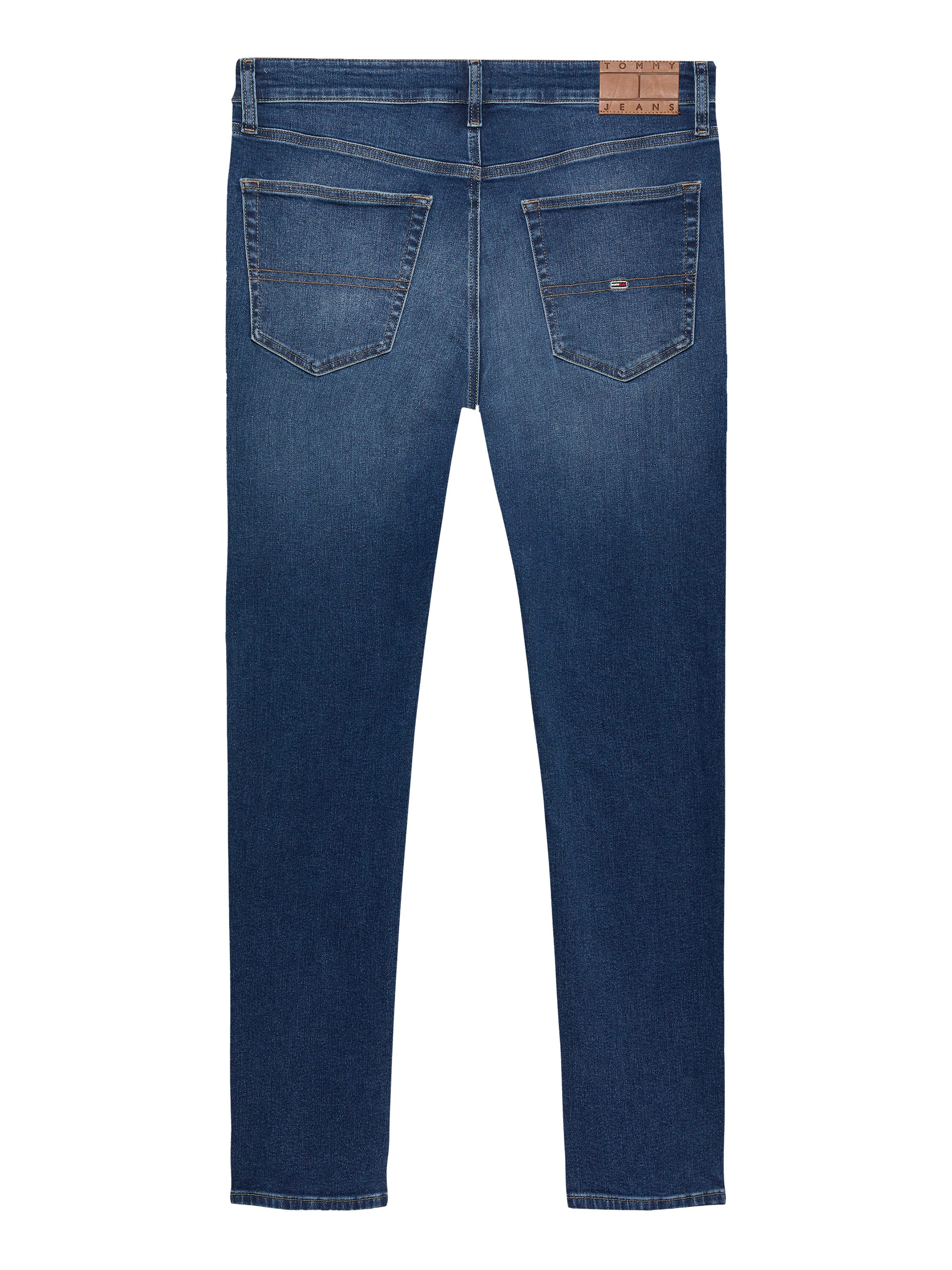 TOMMY JEANS Slim fit jeans AUSTIN SLIM TAPERED naar de enkel toe smaller wordende jeans met gemiddelde taillehoogte