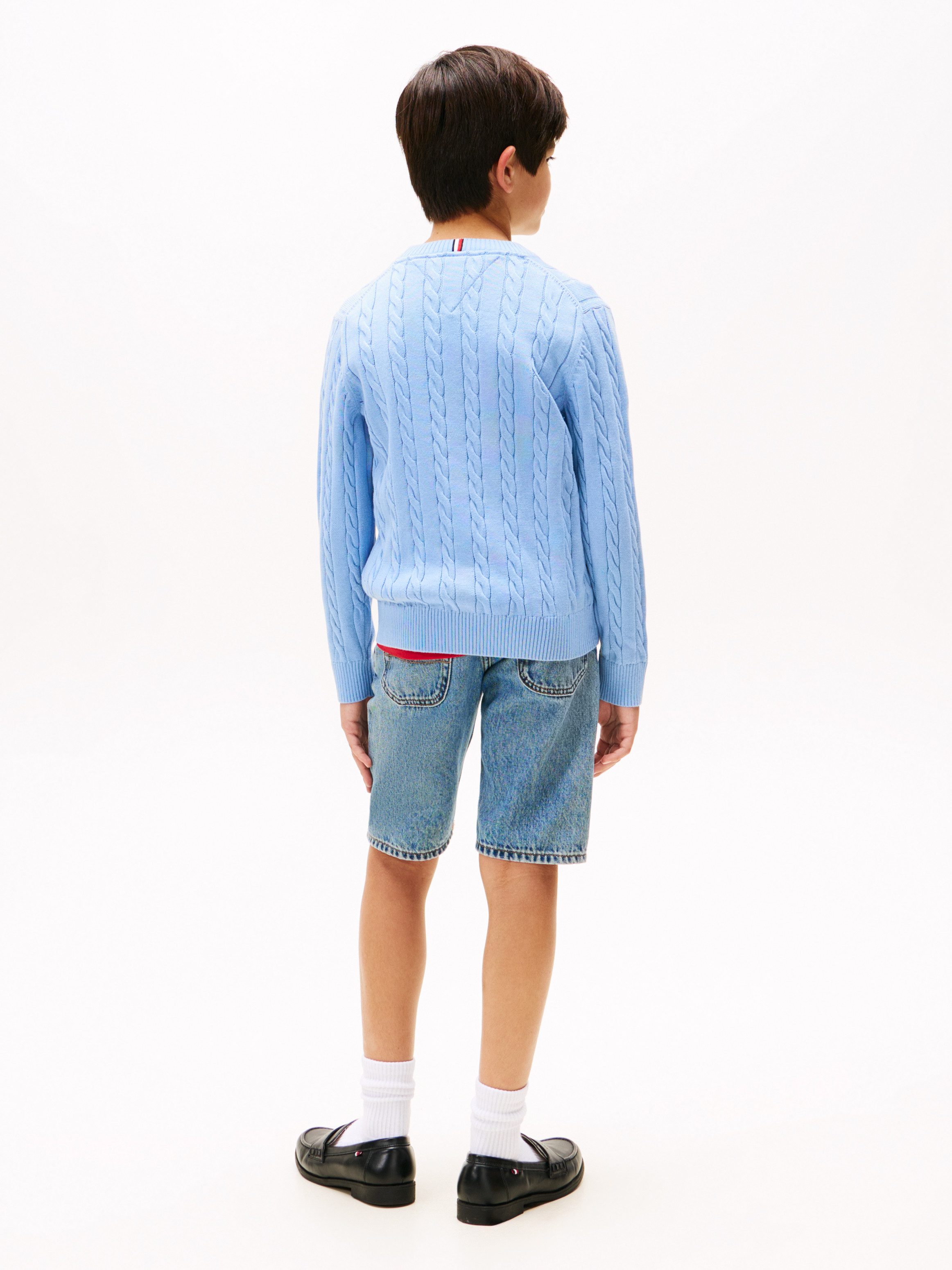 Tommy Hilfiger Gebreide trui COTTON CABLE SWEATER