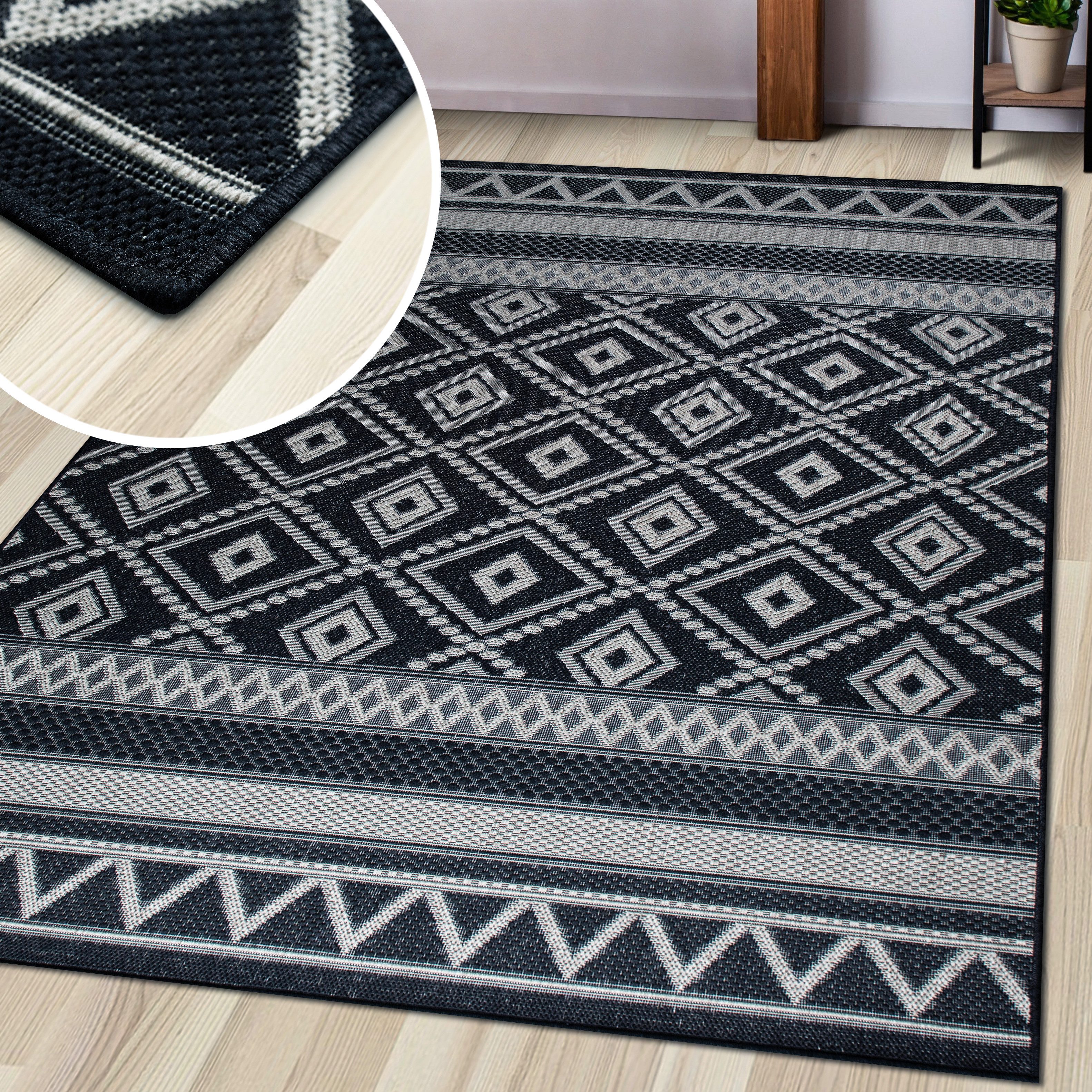 my home Vloerkleed Toronto is ook als loper verkrijgbaar Geschikt voor binnen en buiten, sisal-look, weerbestendig & uv-bestendig, boho