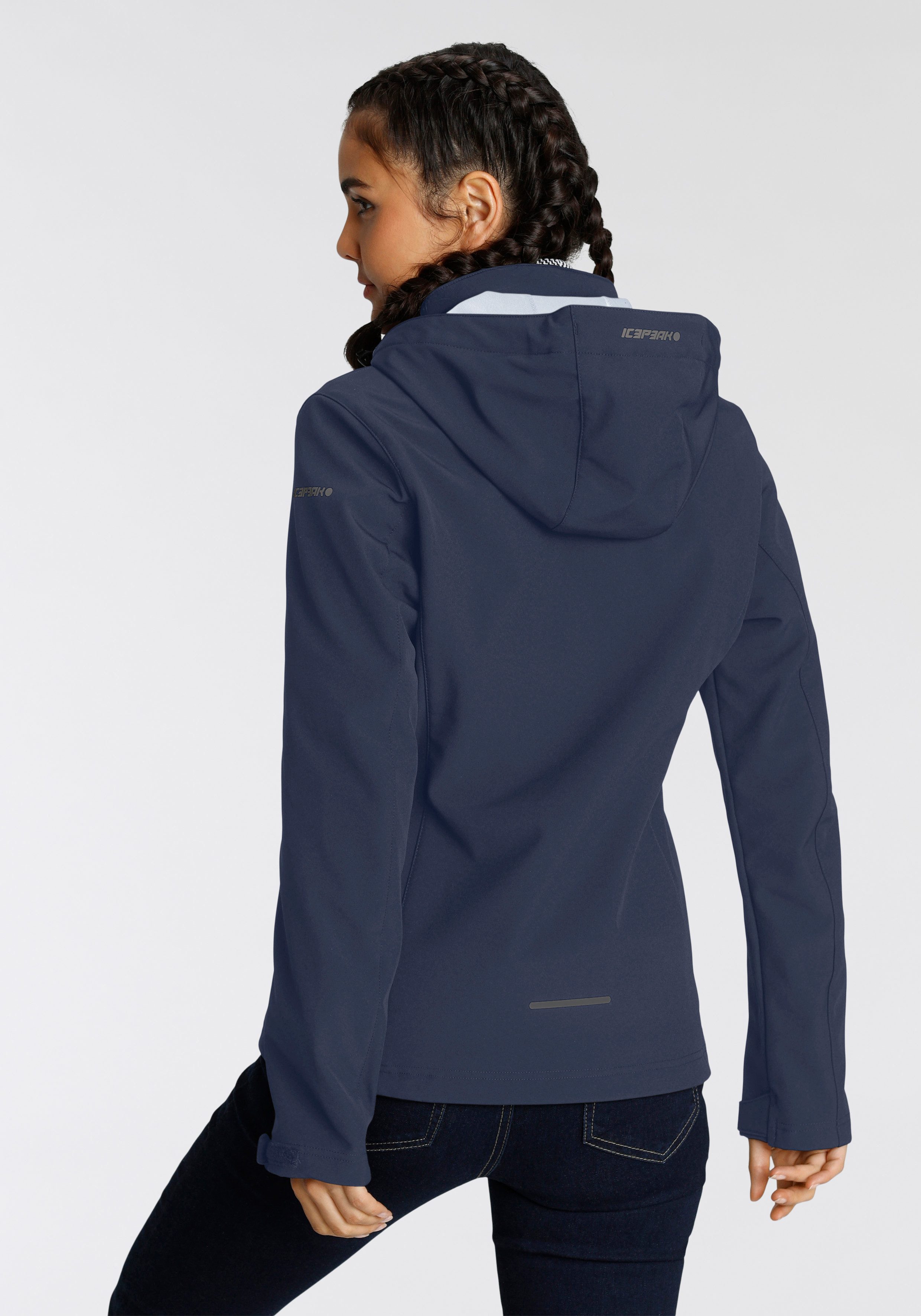 Icepeak Softshell-jack BRENHAM Winddicht & waterafstotend & ademend (1 stuk)