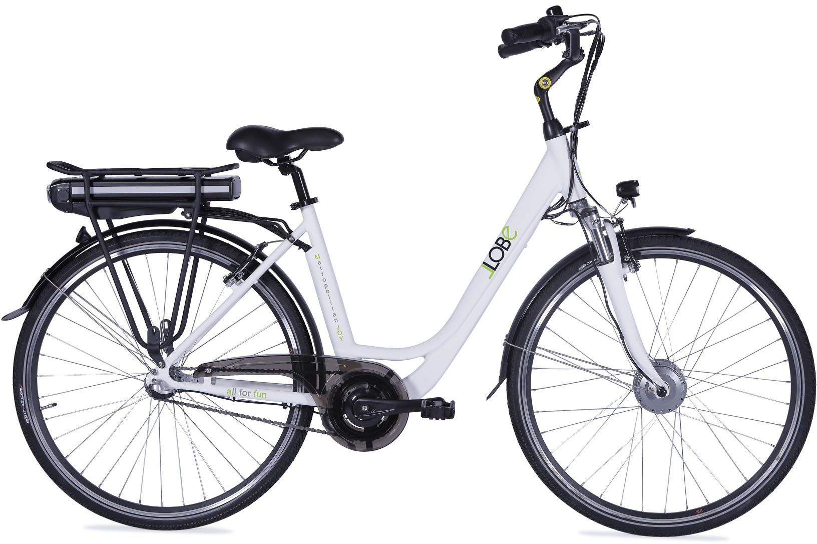 Llobe E-bike Metropolitan JOY wit 8Ah snel gevonden | OTTO