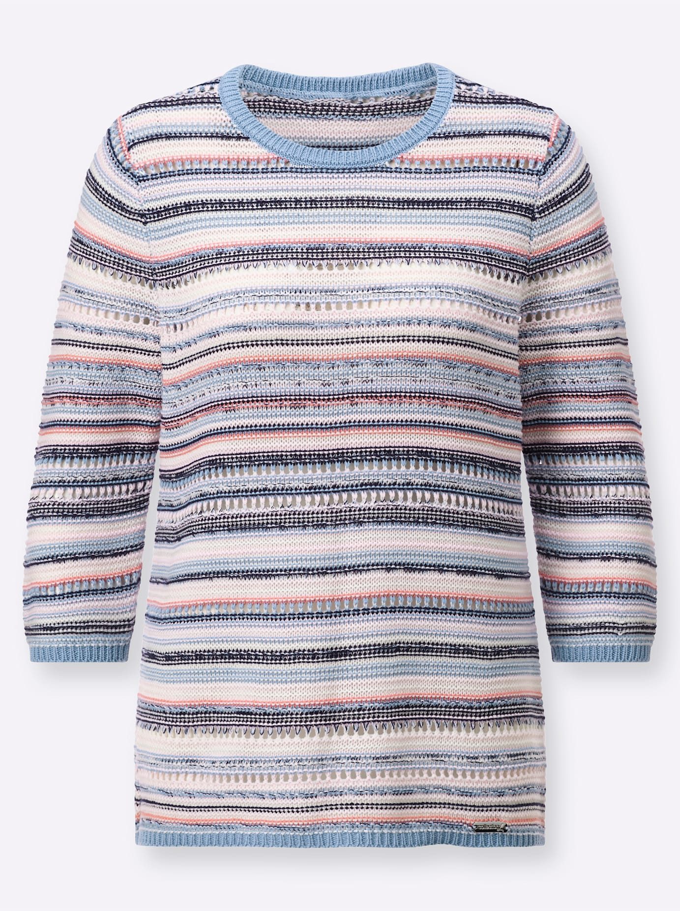 Casual Looks Trui met 3/4 mouwen Gestreepte trui