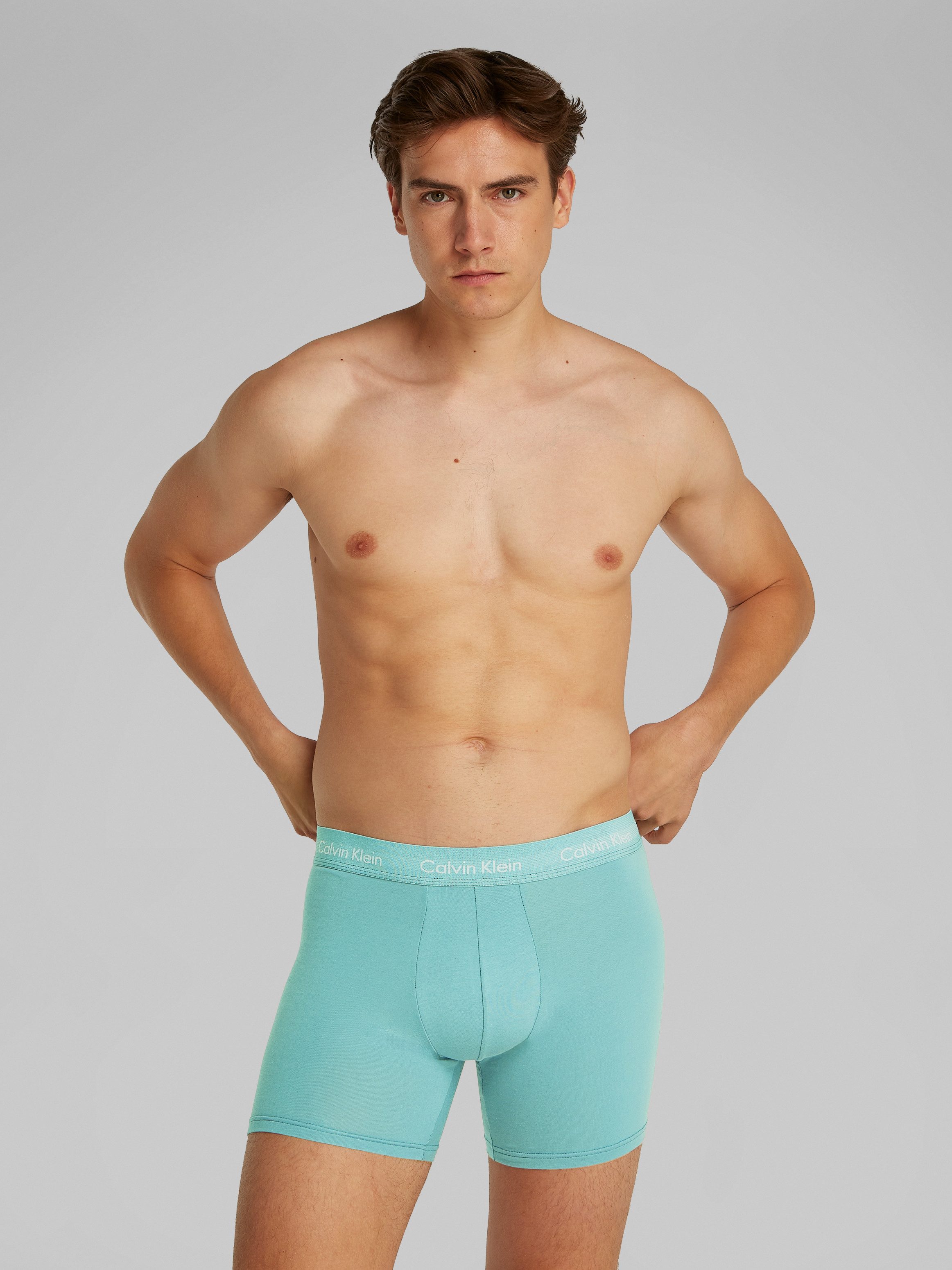 Calvin Klein Boxershort CK lange boxer met langere pijpen (set, 3 stuks)