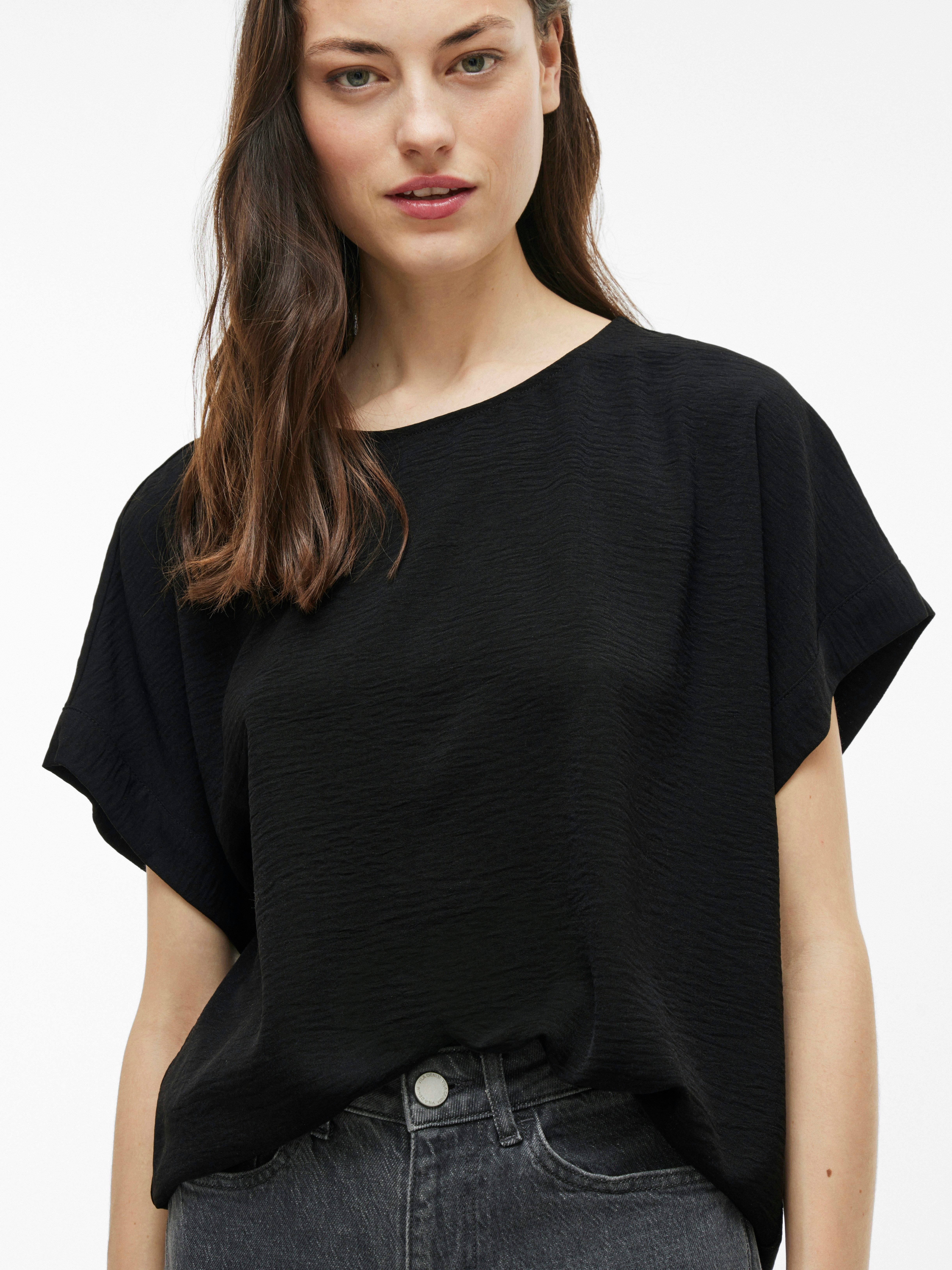 Vila Shirt met korte mouwen VIJOSA S/S TOP - NOOS