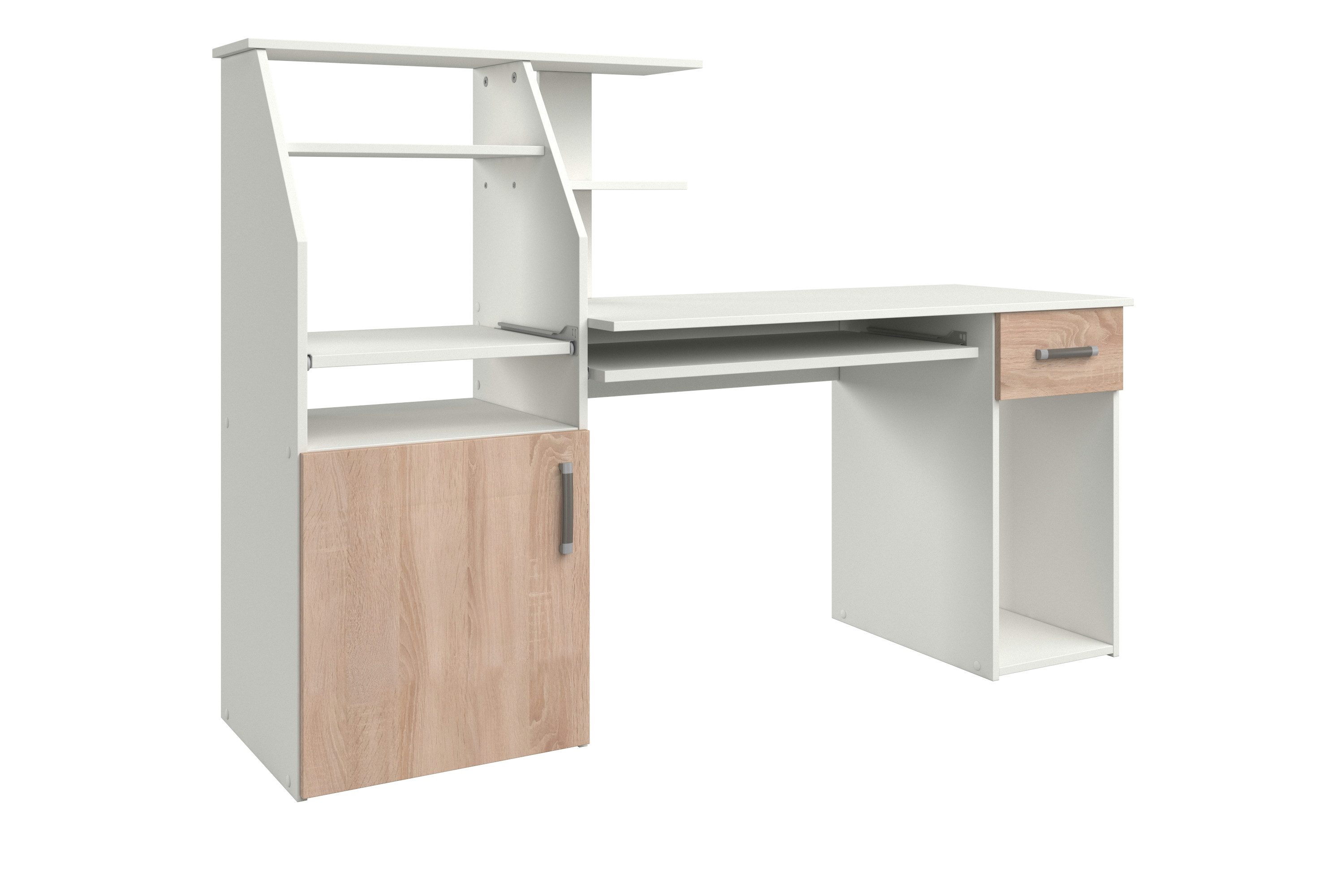 VOGL Möbelfabrik Bureau Don met uittrekplank voor het toetsenbord, made in germany