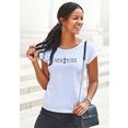 vivance t-shirt met een modieuze print voor wit