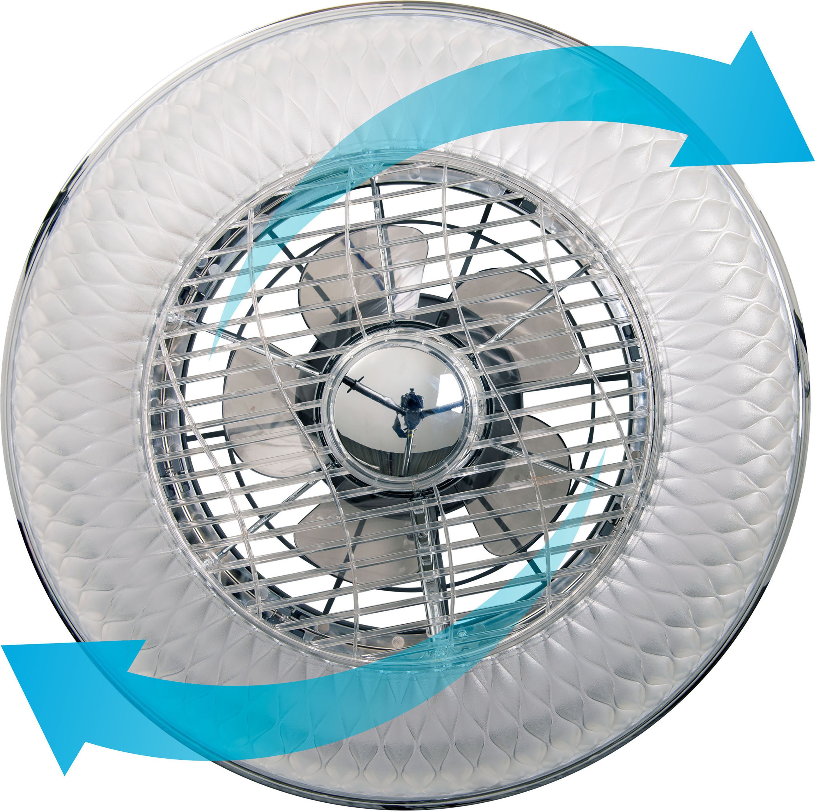 näve Led-plafondlamp Viento plafondventilator Plafondlamp, ventilator, CCT, dimbaar, afstandsbediening, batterijen (2 stuks)