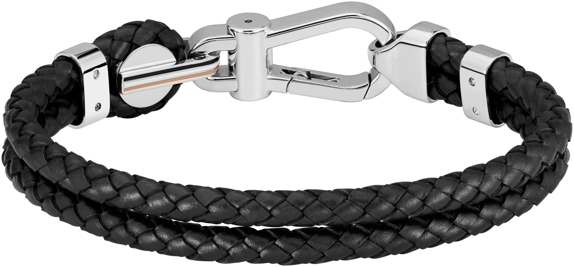 Boss Leren armband ARES PRIME, 1580699M, 1580700M