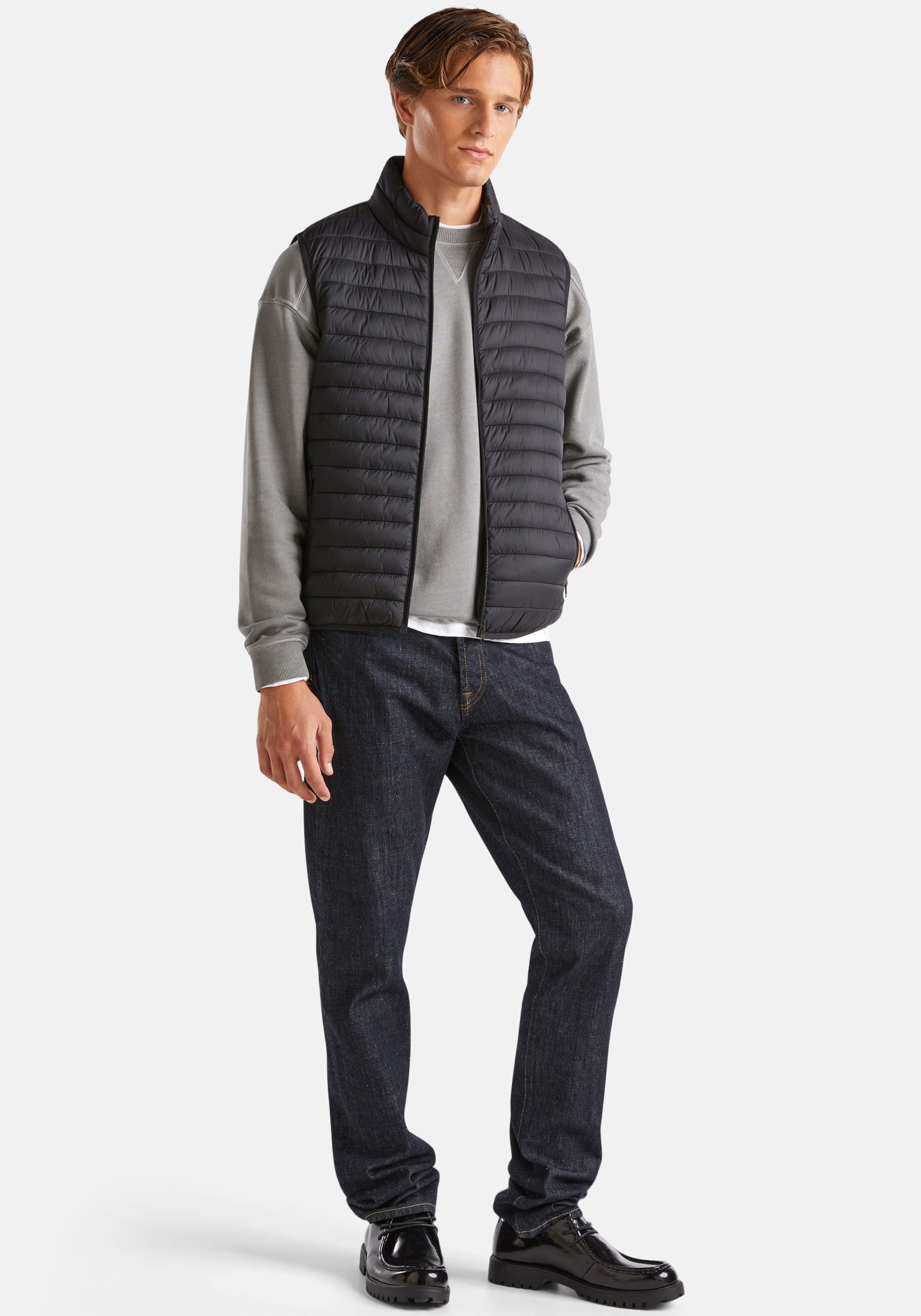 United Colors of Benetton Bodywarmer met ritszakken opzij