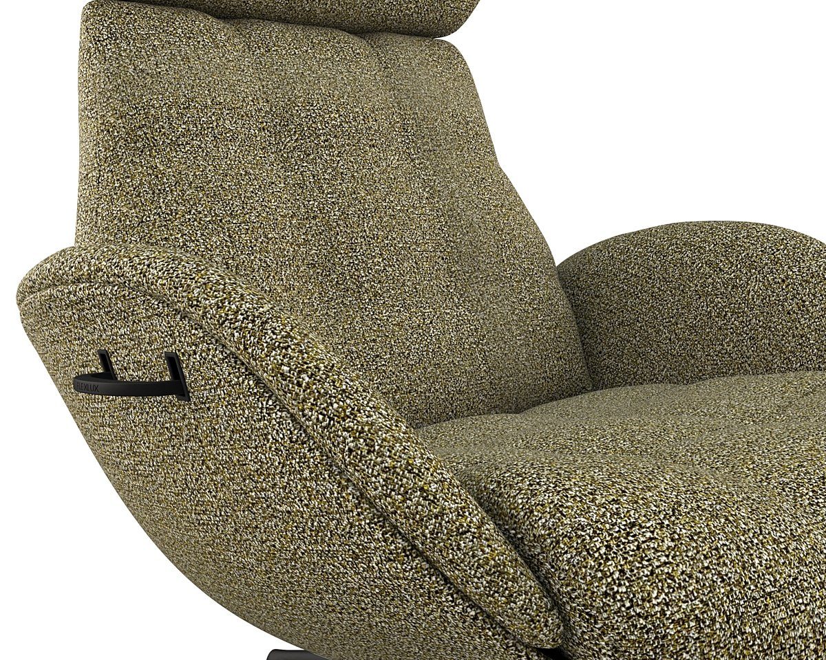 FLEXLUX Relaxfauteuil Chester, relaxfauteuil, hoog comfort, Scandi, draaibaar Premium comfort, rug- en hoofdeindeverstelling, draaibaar, voet zwart